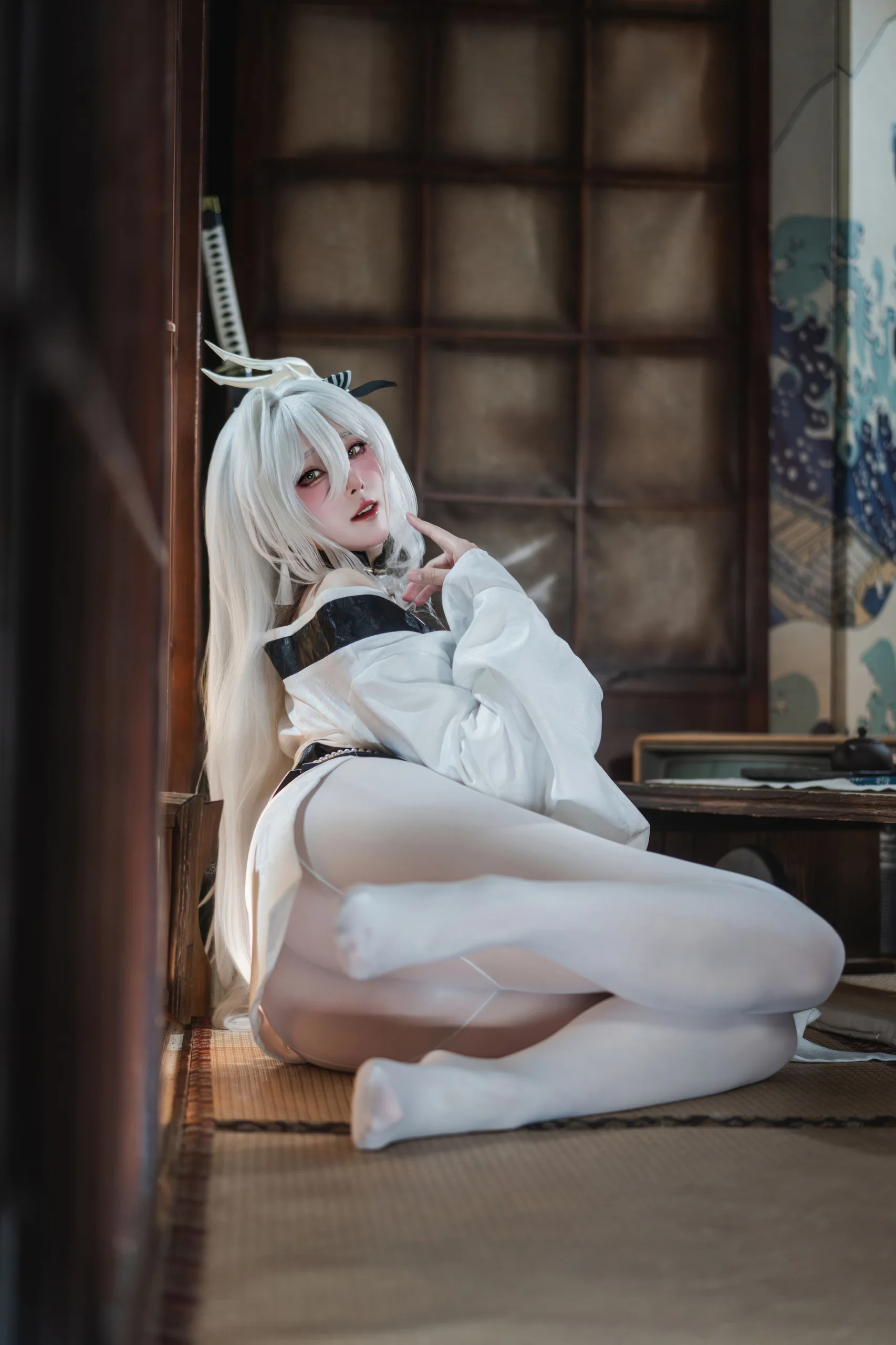 Natsuko夏夏子 碧蓝航线 白凤和服 87P - 第17张写真大图