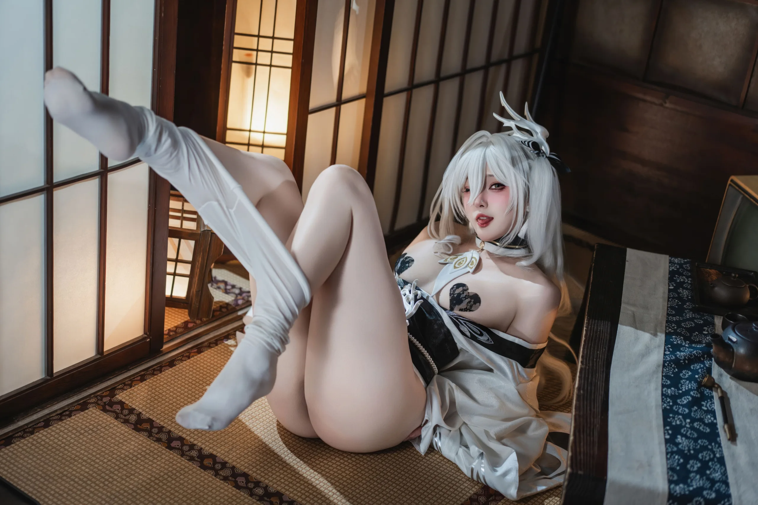 Natsuko夏夏子 碧蓝航线 白凤和服 87P - 第68张写真大图