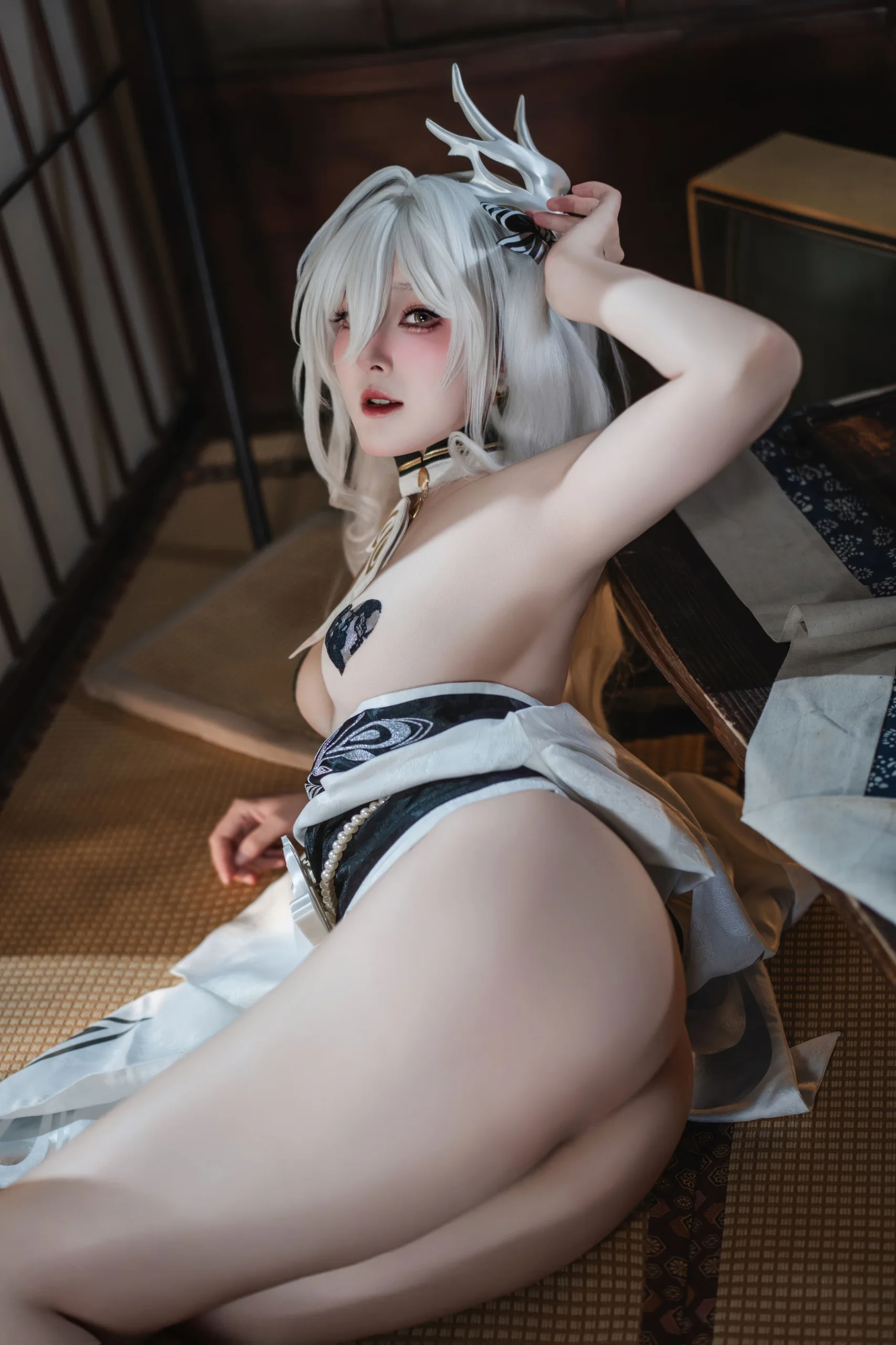 Natsuko夏夏子 碧蓝航线 白凤和服 87P - 第85张写真大图