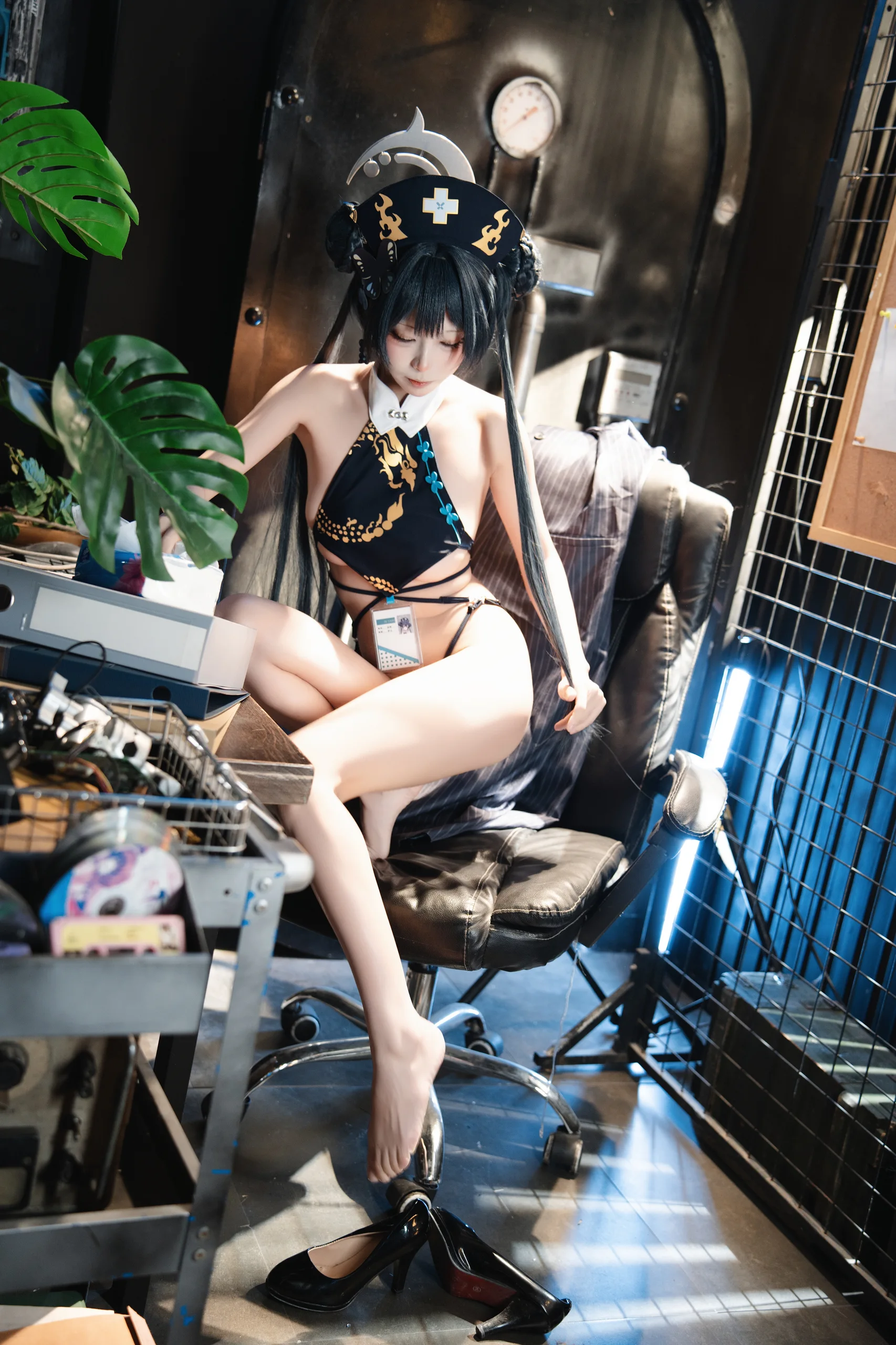 三无人型 蔚蓝档案 妃咲 72P - 第1张写真大图