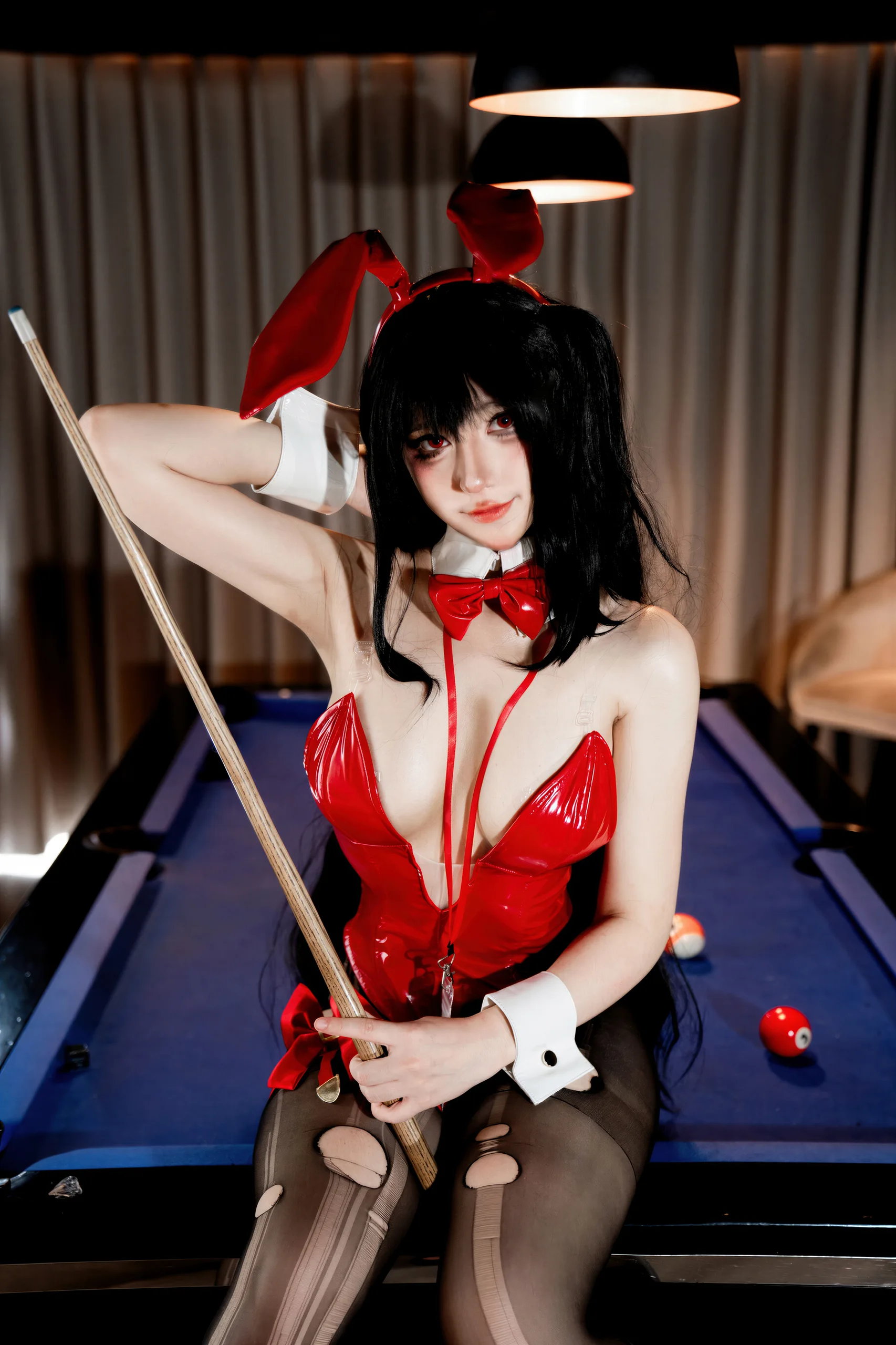 九曲Jean 碧蓝航线 大凤 兔女郎 30P - 第4张写真大图