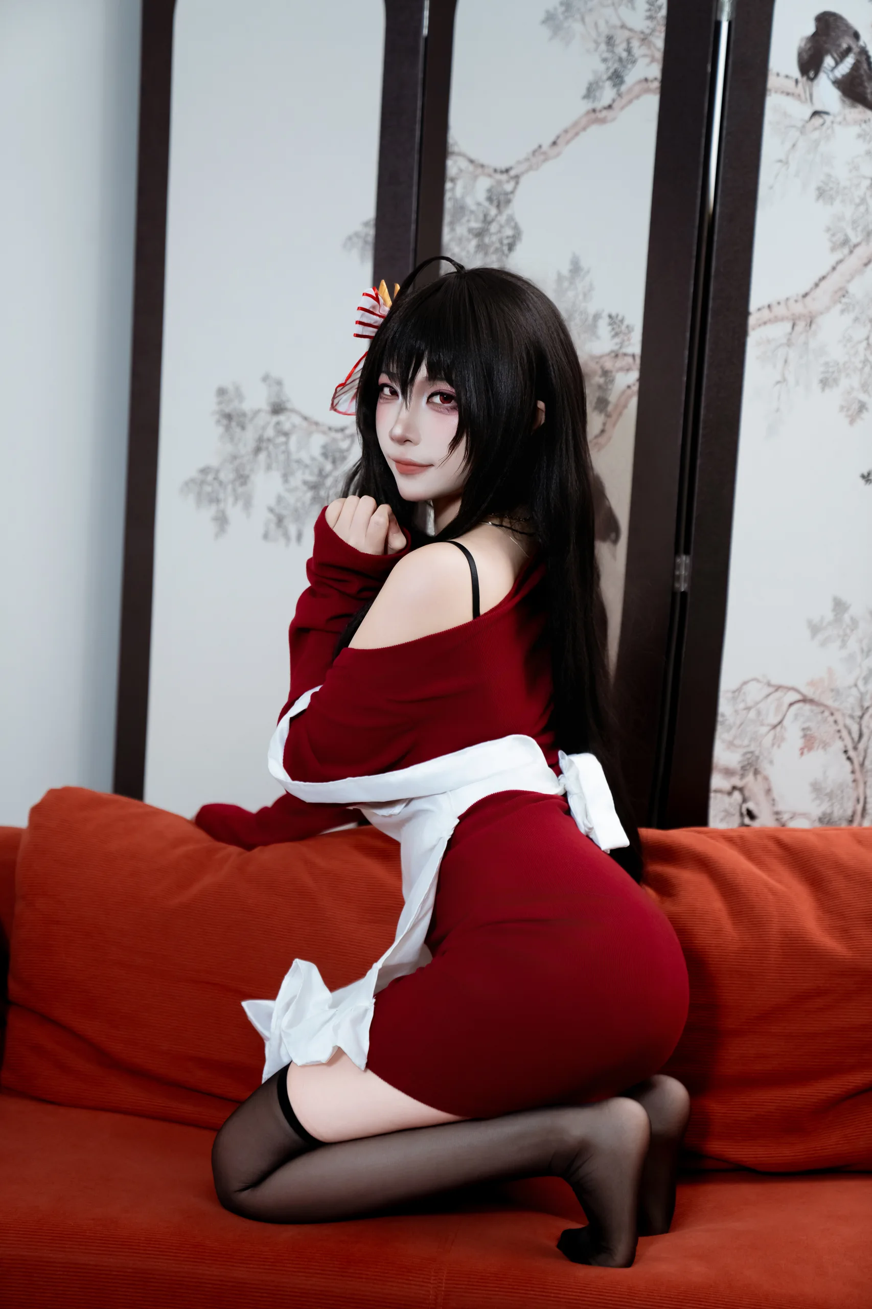 二佐Nisa 碧蓝航线 大凤 居家服 31P - 第14张写真大图