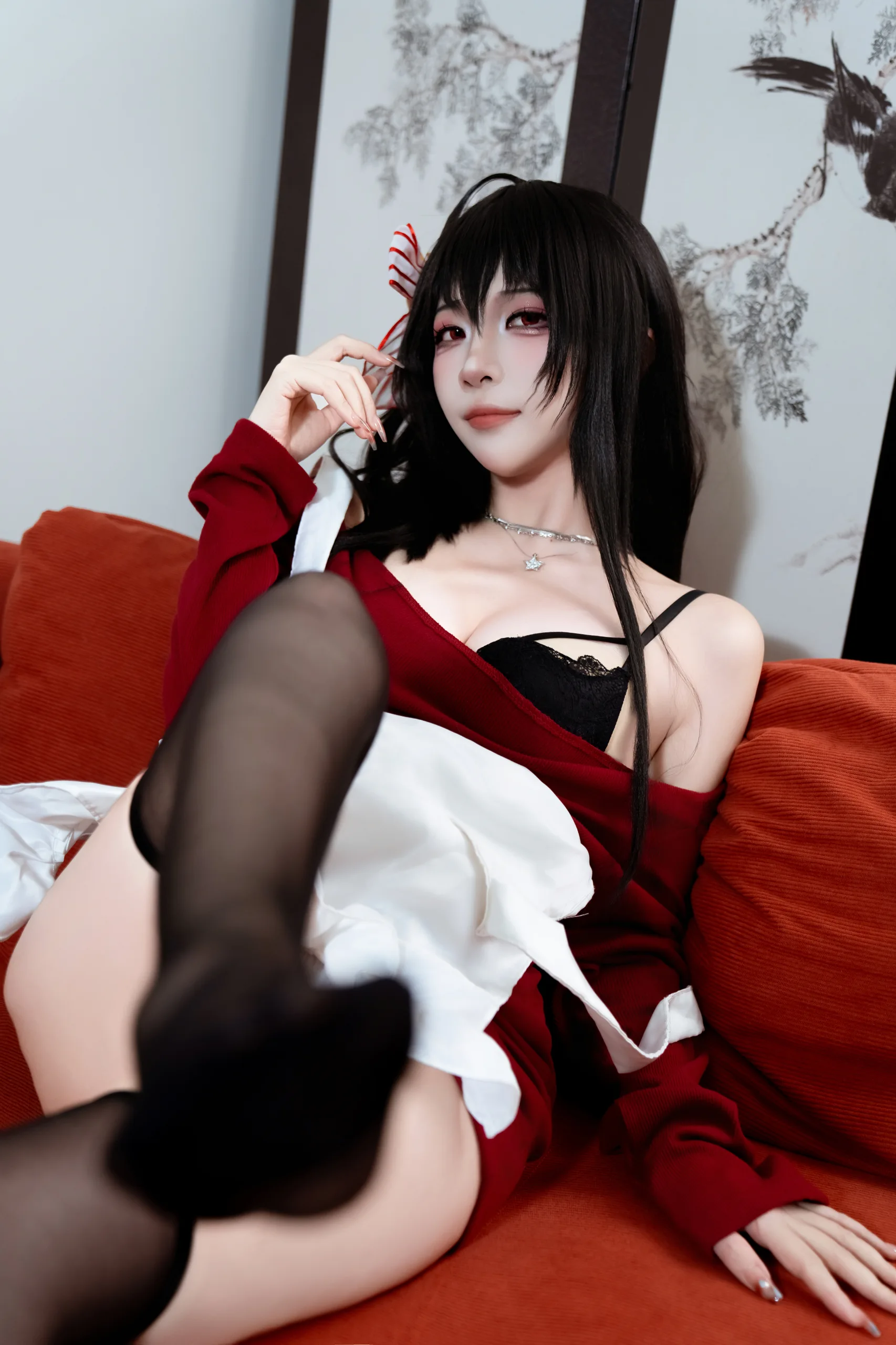 二佐Nisa 碧蓝航线 大凤 居家服 31P - 第18张写真大图