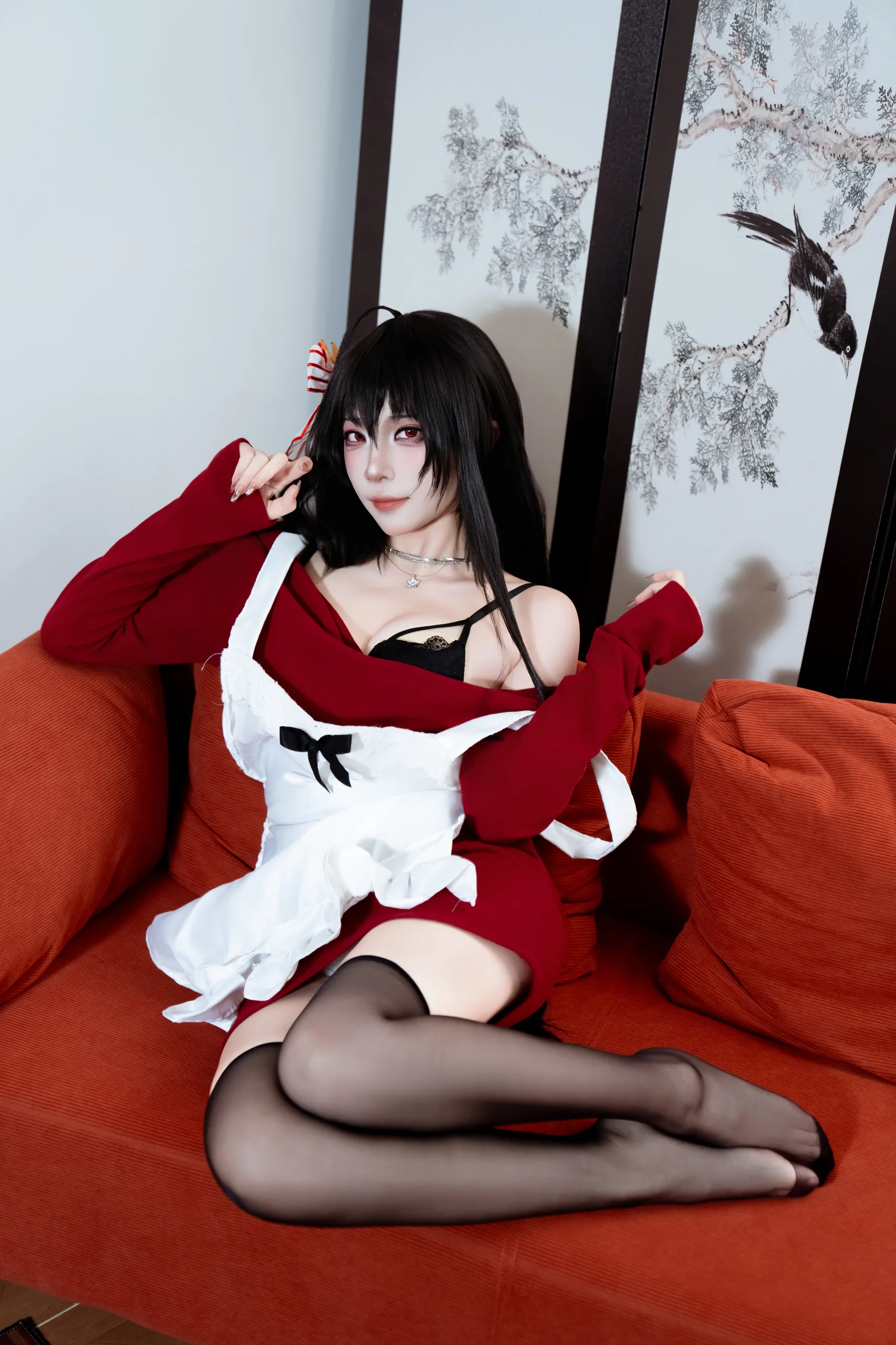 二佐Nisa 碧蓝航线 大凤 居家服 31P - 第7张写真大图
