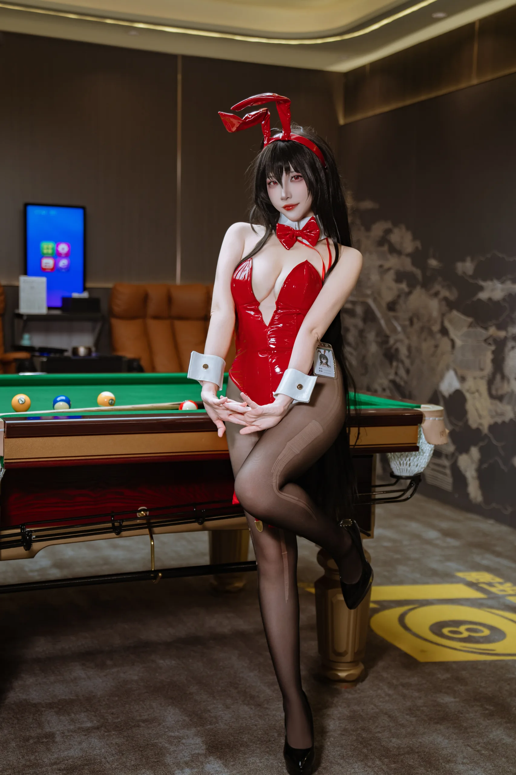 二佐Nisa 碧蓝航线 大凤 桌球兔女郎 31P - 第14张写真大图