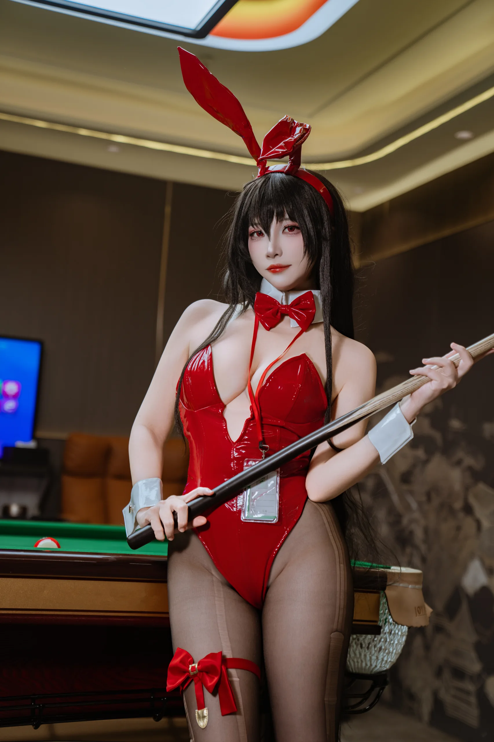 二佐Nisa 碧蓝航线 大凤 桌球兔女郎 31P - 第17张写真大图