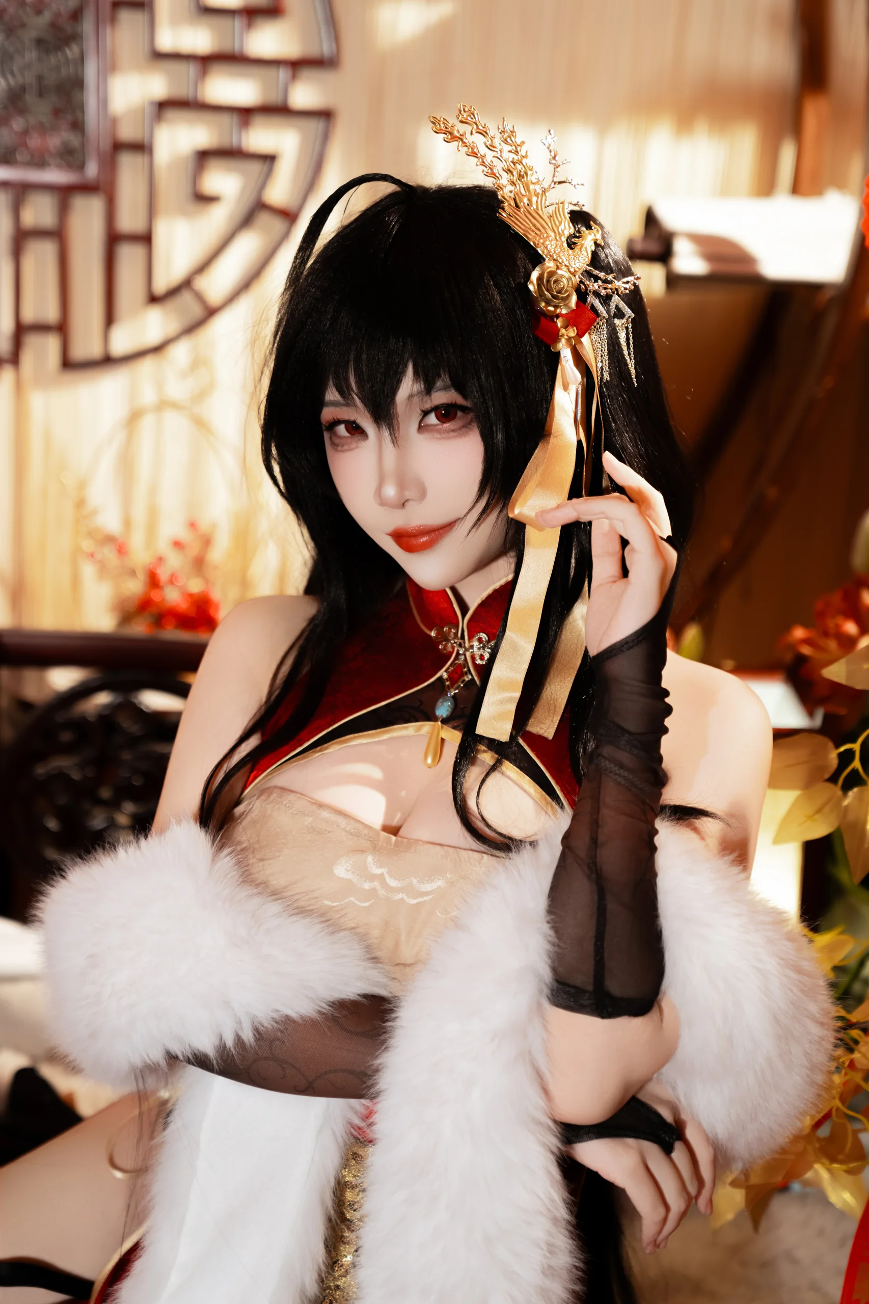 二佐Nisa 碧蓝航线 大凤旗袍 38P - 第30张写真大图