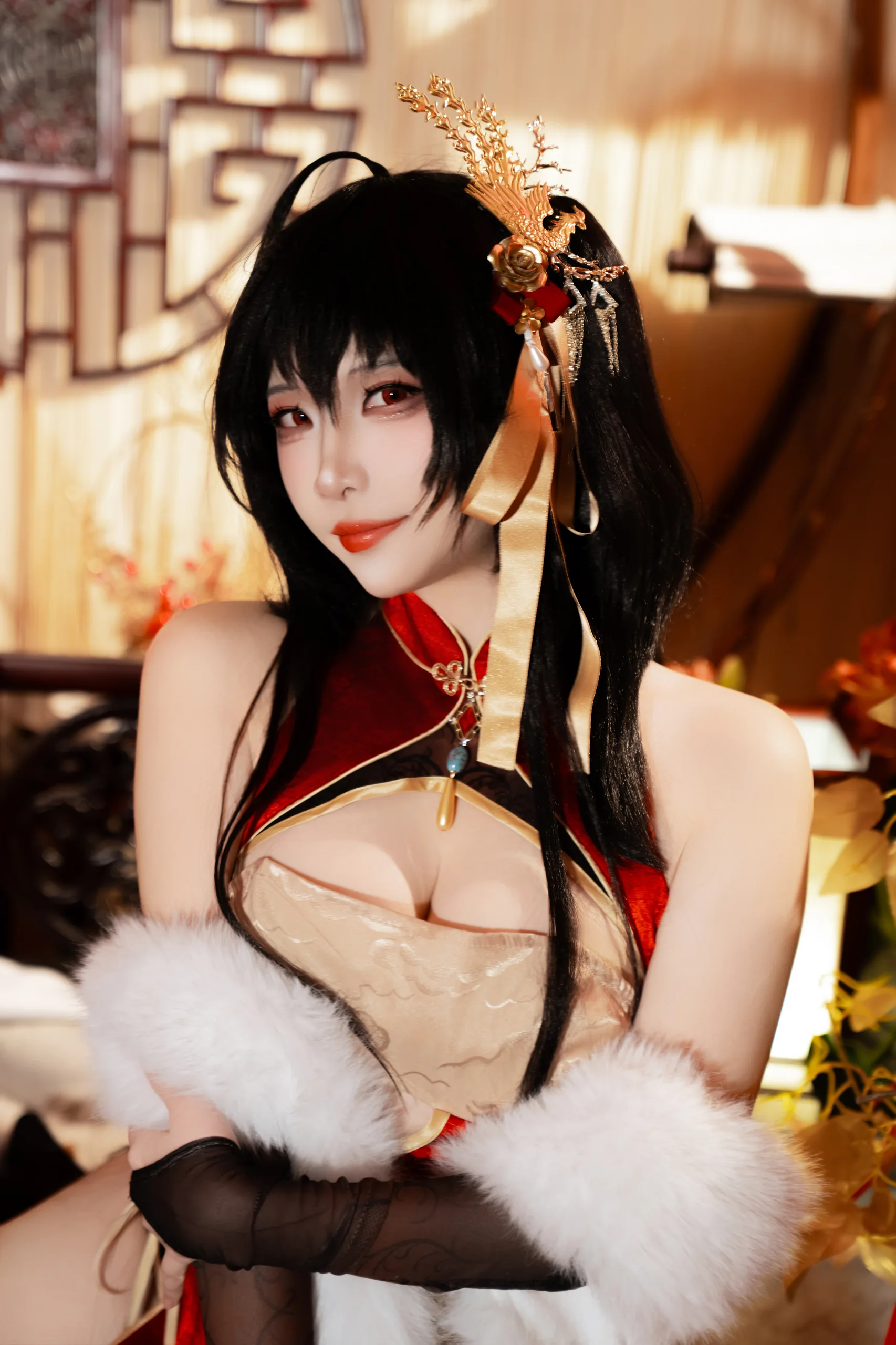 二佐Nisa 碧蓝航线 大凤旗袍 38P - 第31张写真大图