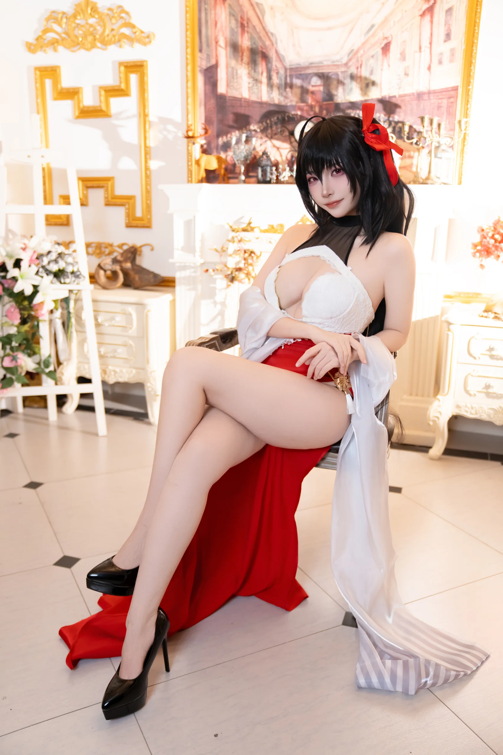 二佐Nisa 碧蓝航线 大凤誓约礼服 37P - 第14张写真大图