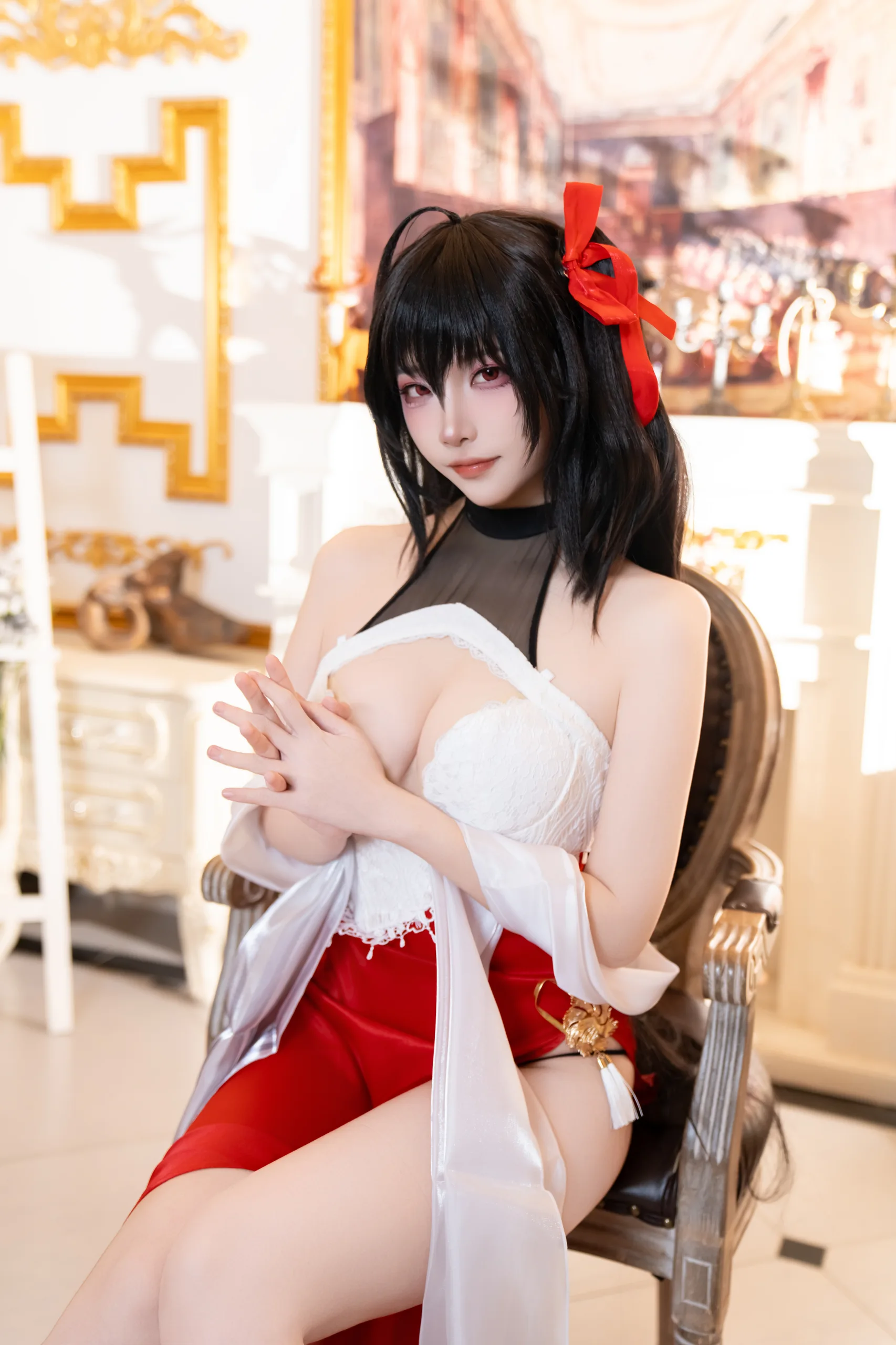 二佐Nisa 碧蓝航线 大凤誓约礼服 37P - 第16张写真大图