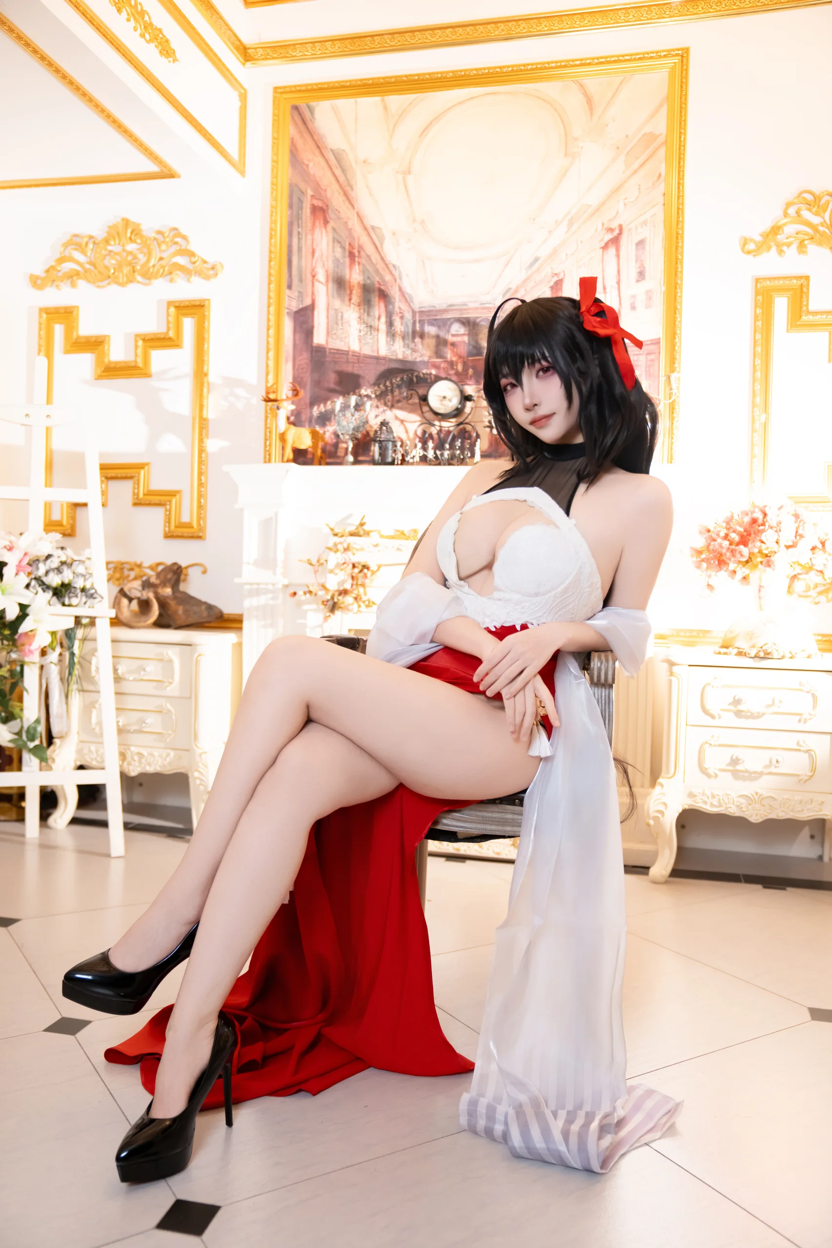 二佐Nisa 碧蓝航线 大凤誓约礼服 37P - 第20张写真大图
