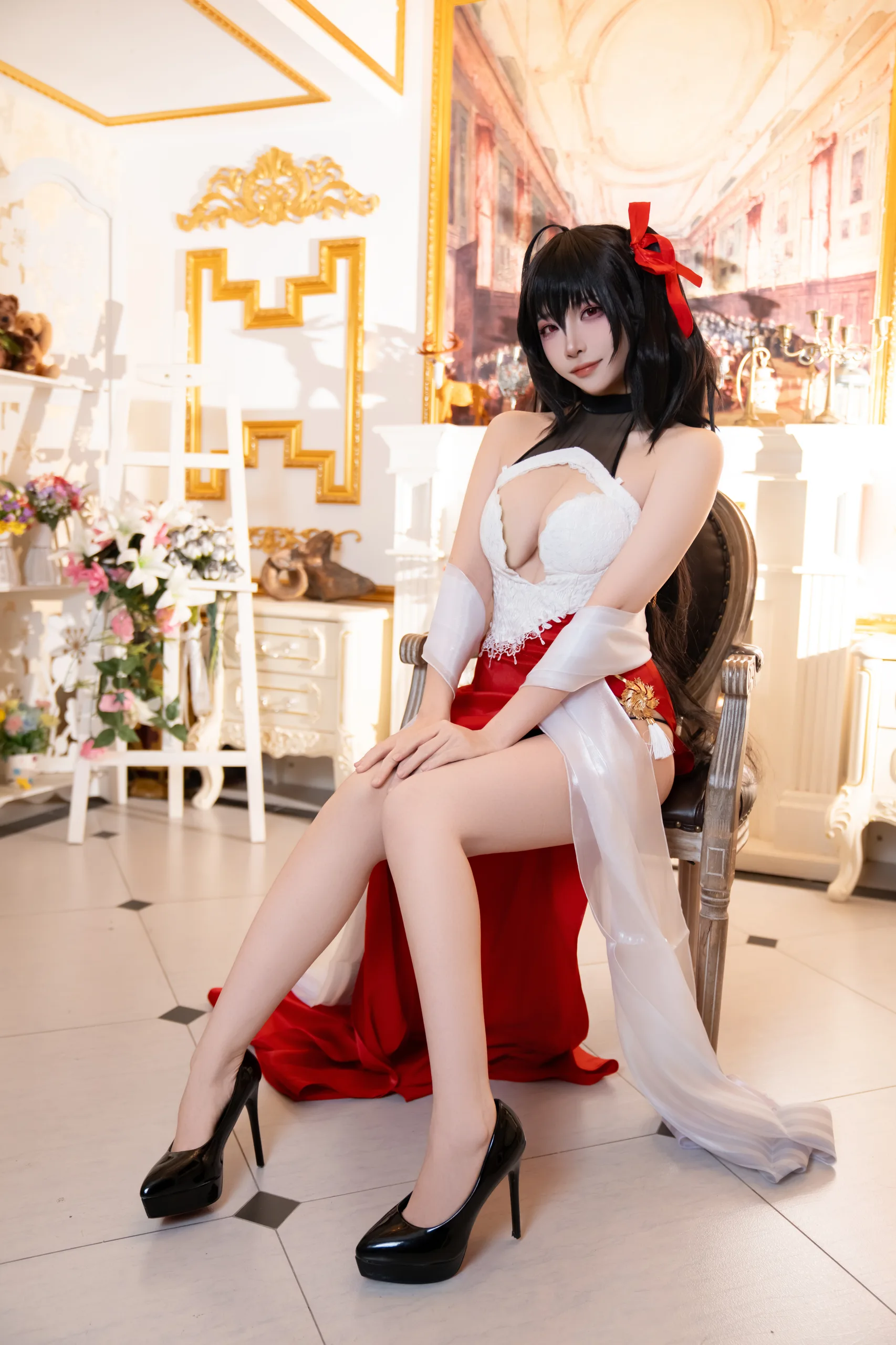 二佐Nisa 碧蓝航线 大凤誓约礼服 37P - 第6张写真大图