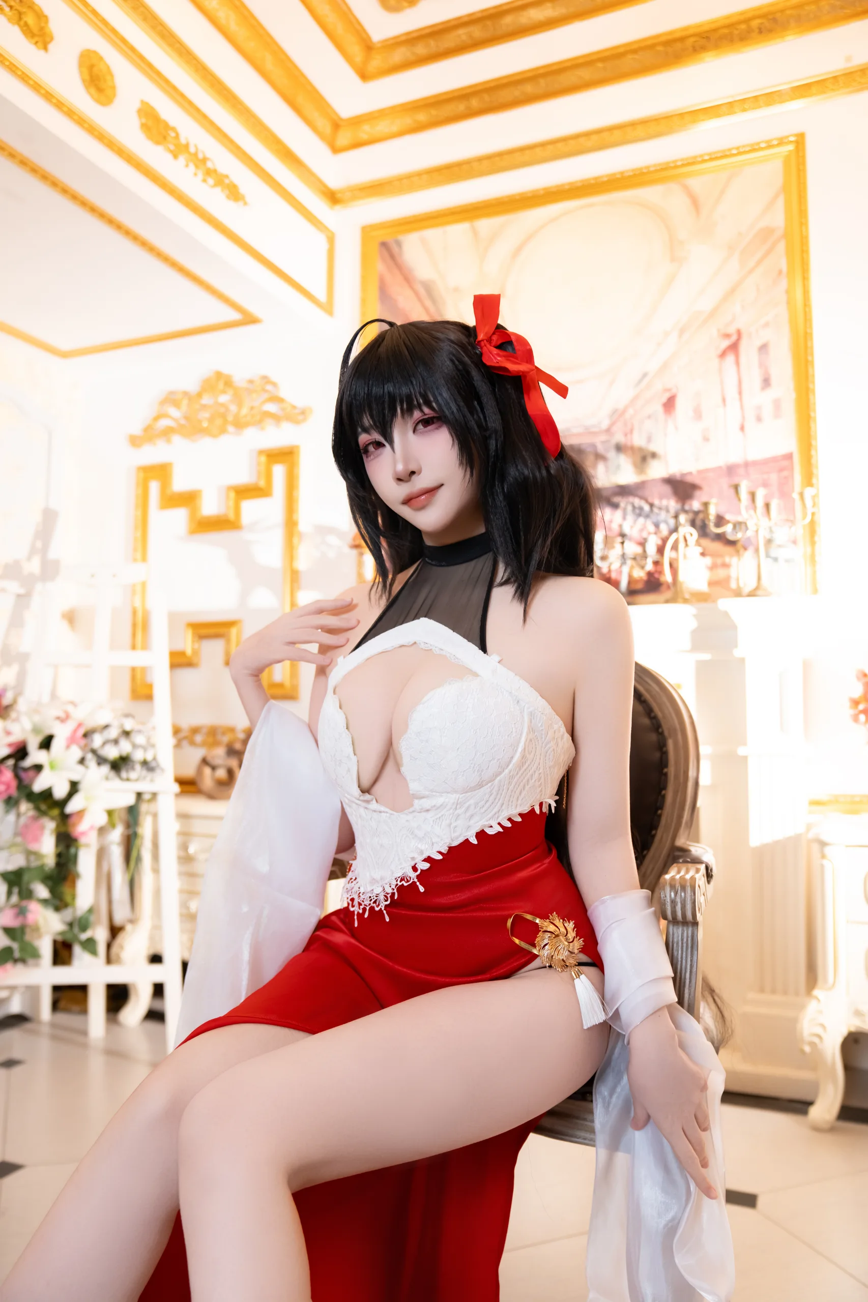 二佐Nisa 碧蓝航线 大凤誓约礼服 37P - 第7张写真大图