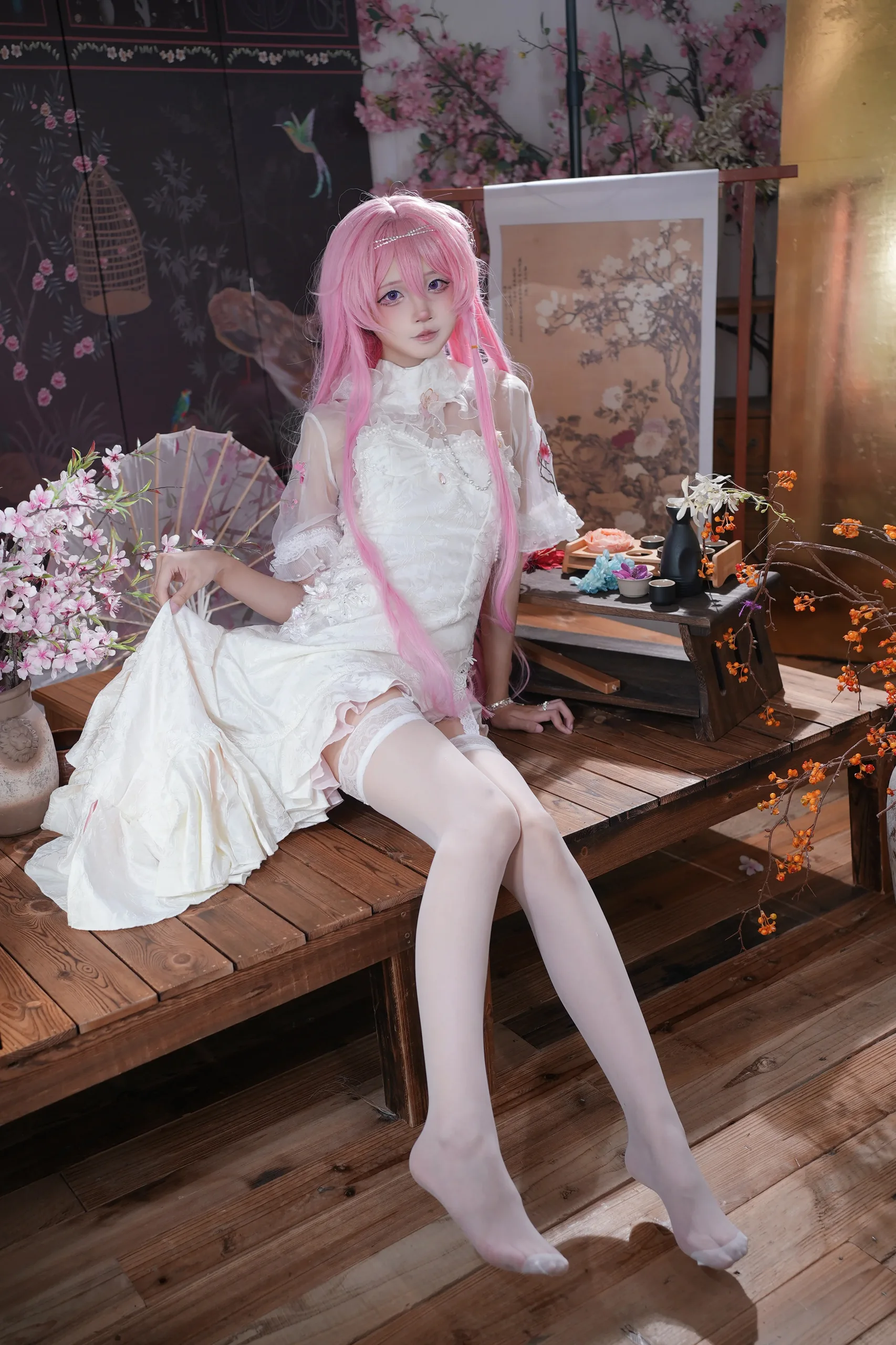 五更百鬼 NIKKE 胜利女神 桃乐丝旗袍 12P - 第10张写真大图