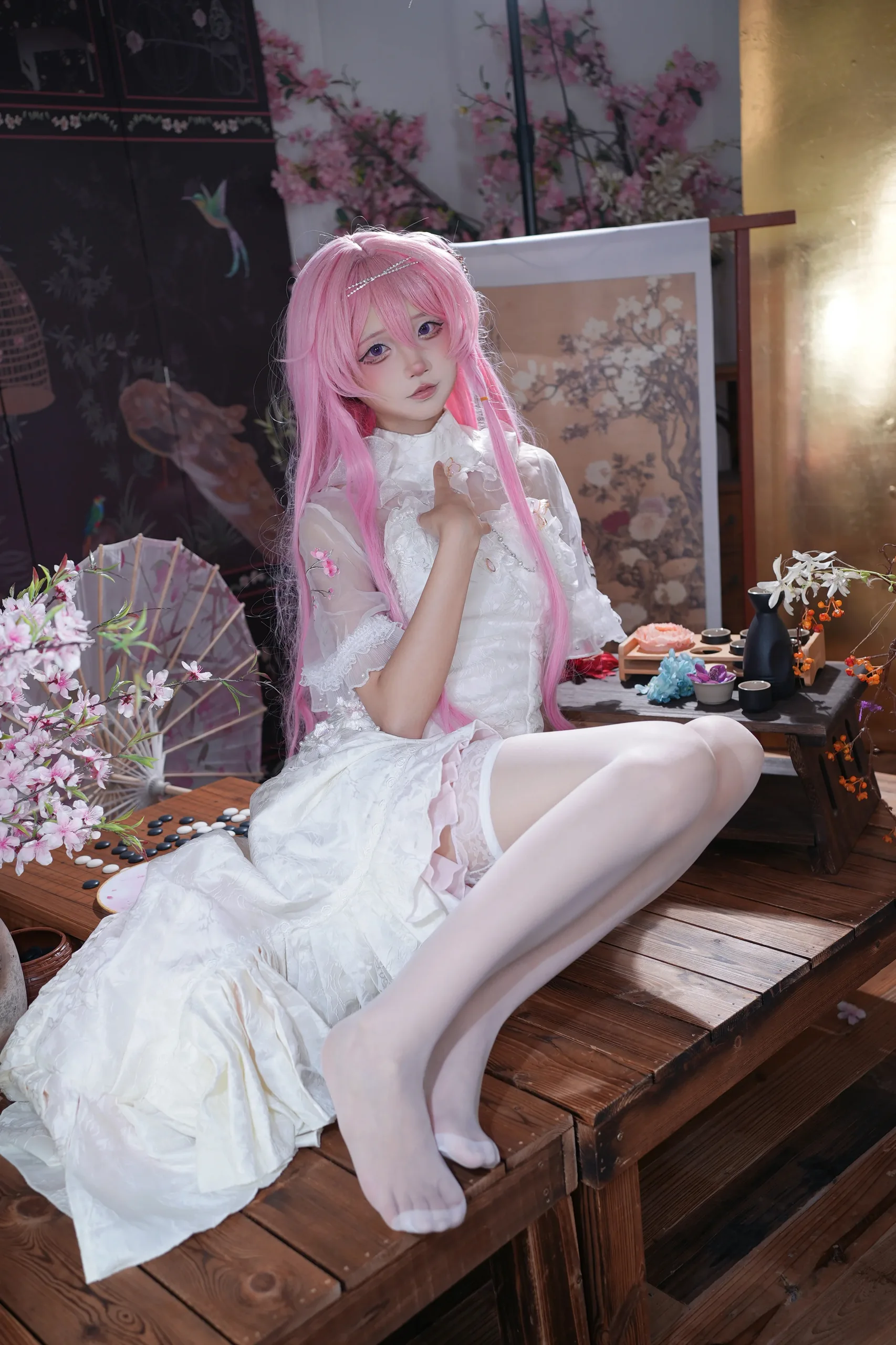 五更百鬼 NIKKE 胜利女神 桃乐丝旗袍 12P - 第11张写真大图