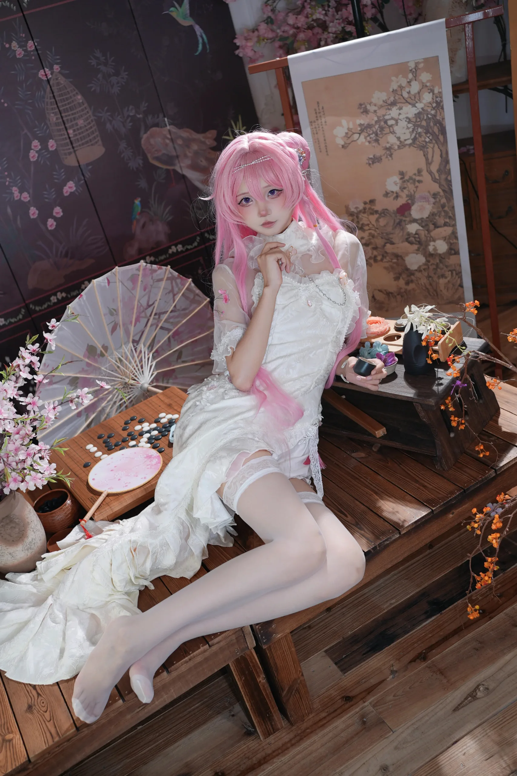 五更百鬼 NIKKE 胜利女神 桃乐丝旗袍 12P - 第9张写真大图