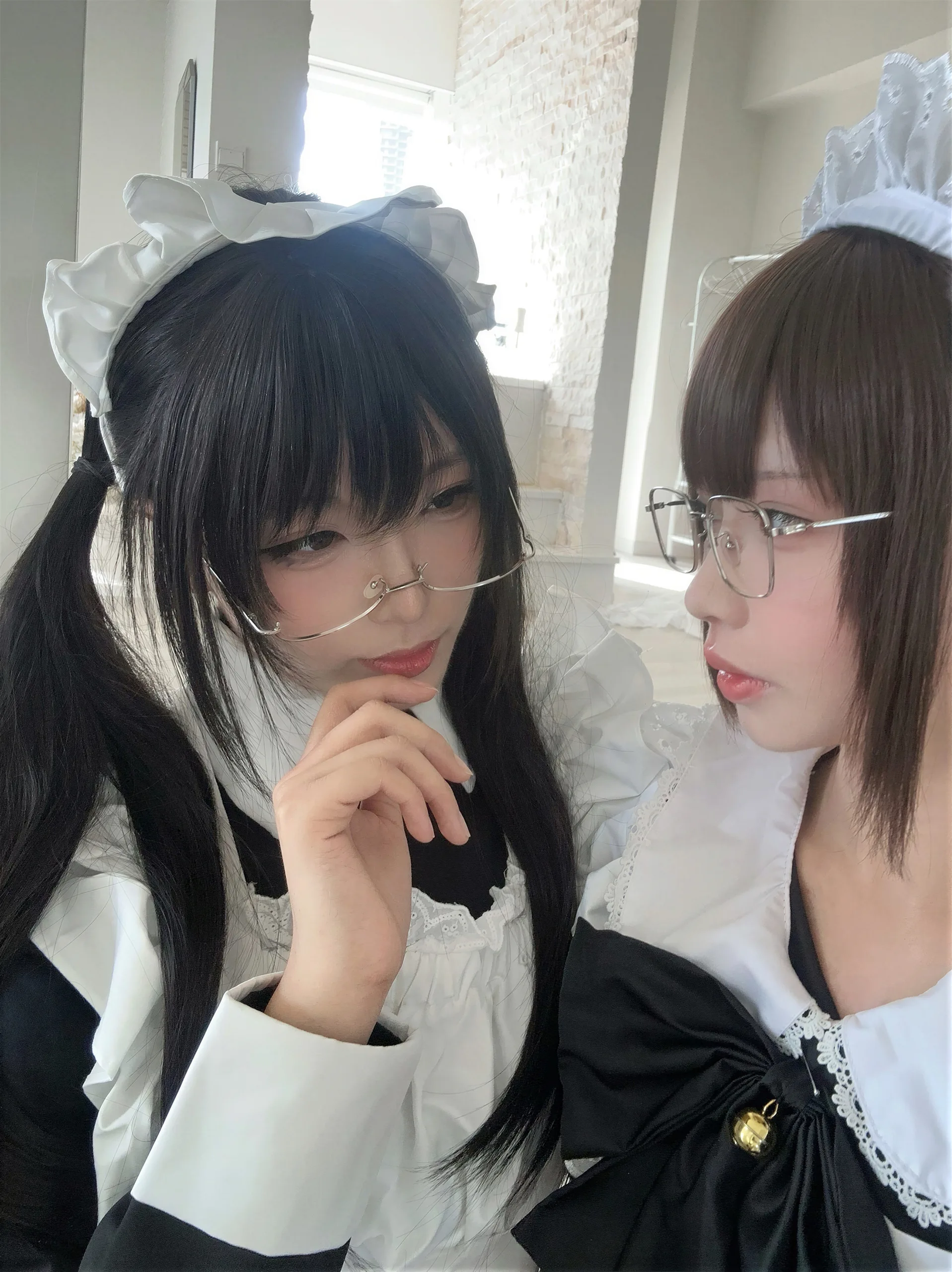 十万珍吱伏特&轩萧学姐 双人女仆 110P - 第10张写真大图