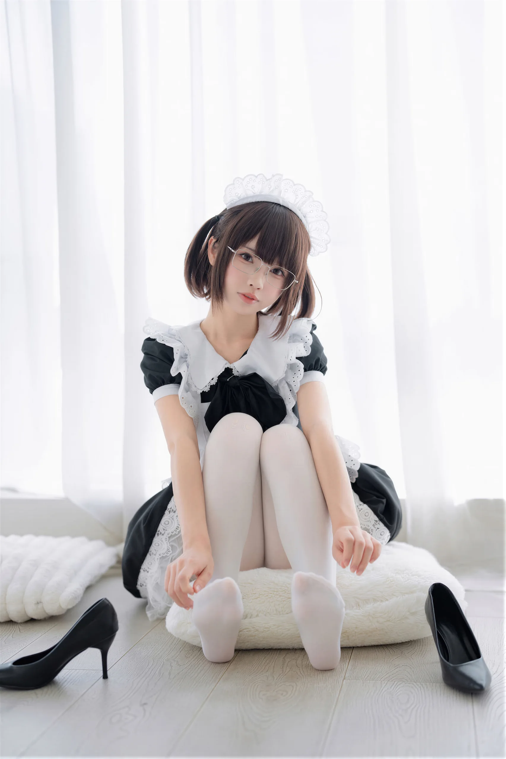十万珍吱伏特&轩萧学姐 双人女仆 110P - 第102张写真大图