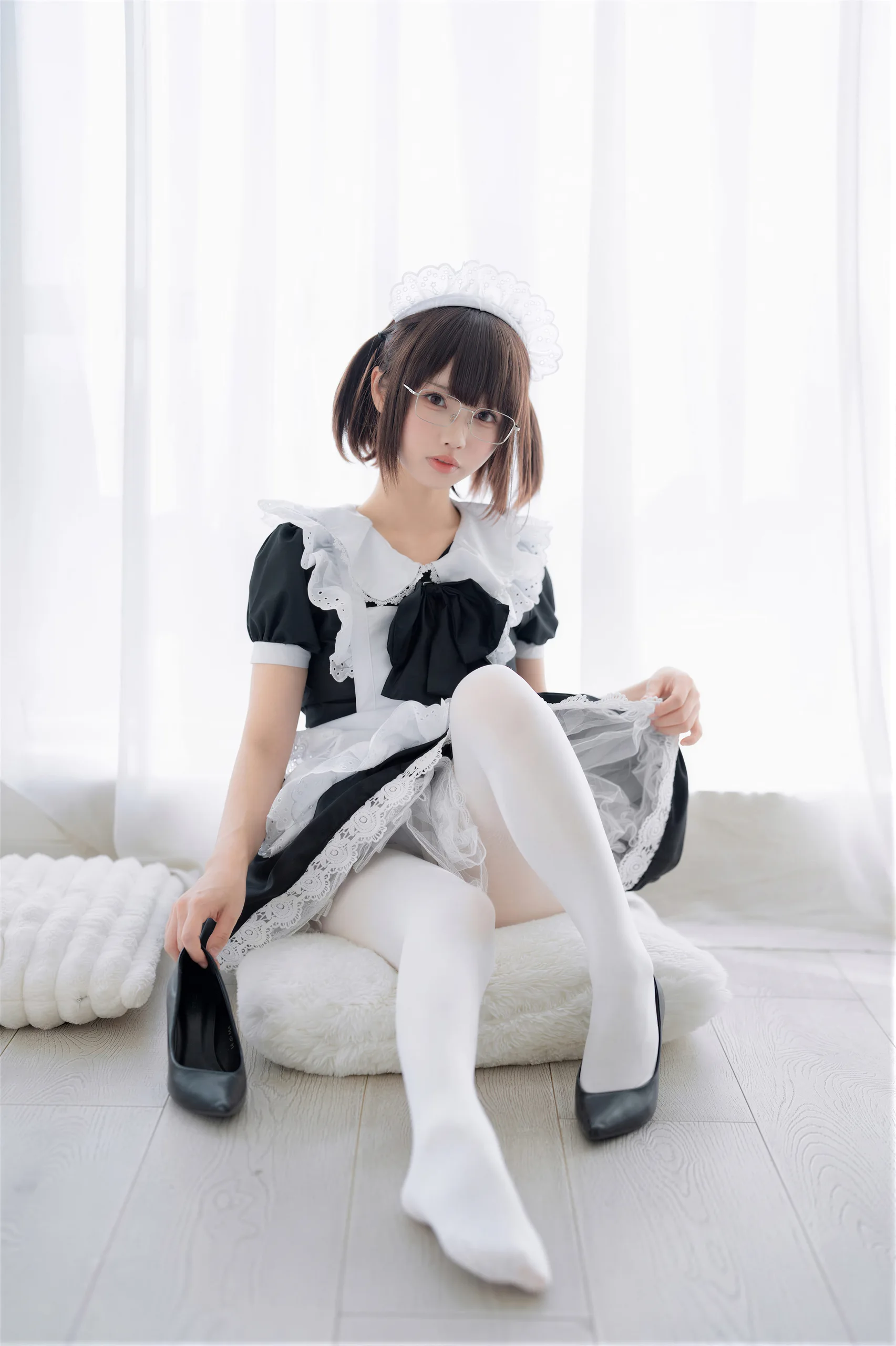 十万珍吱伏特&轩萧学姐 双人女仆 110P - 第105张写真大图