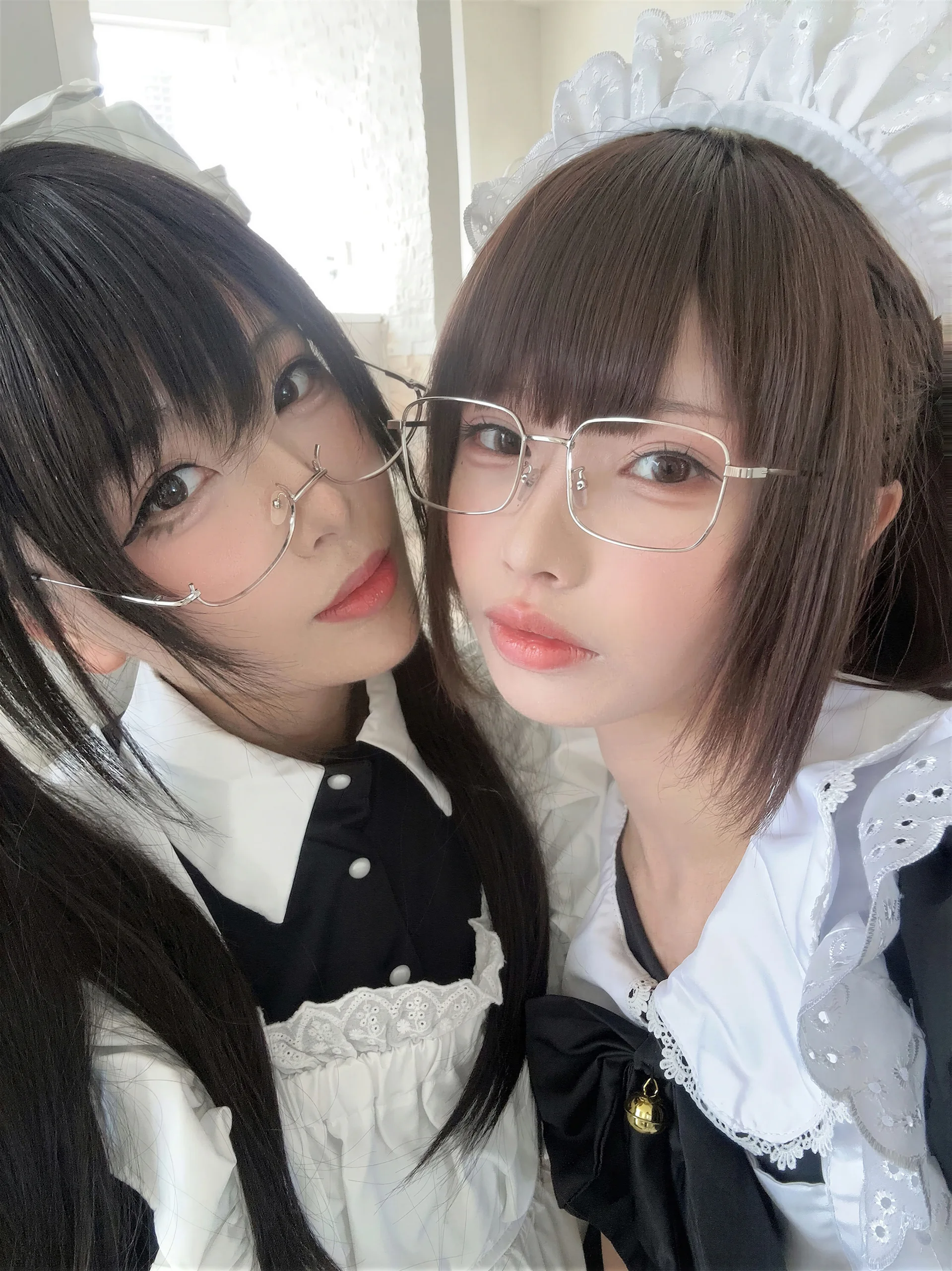 十万珍吱伏特&轩萧学姐 双人女仆 110P - 第11张写真大图