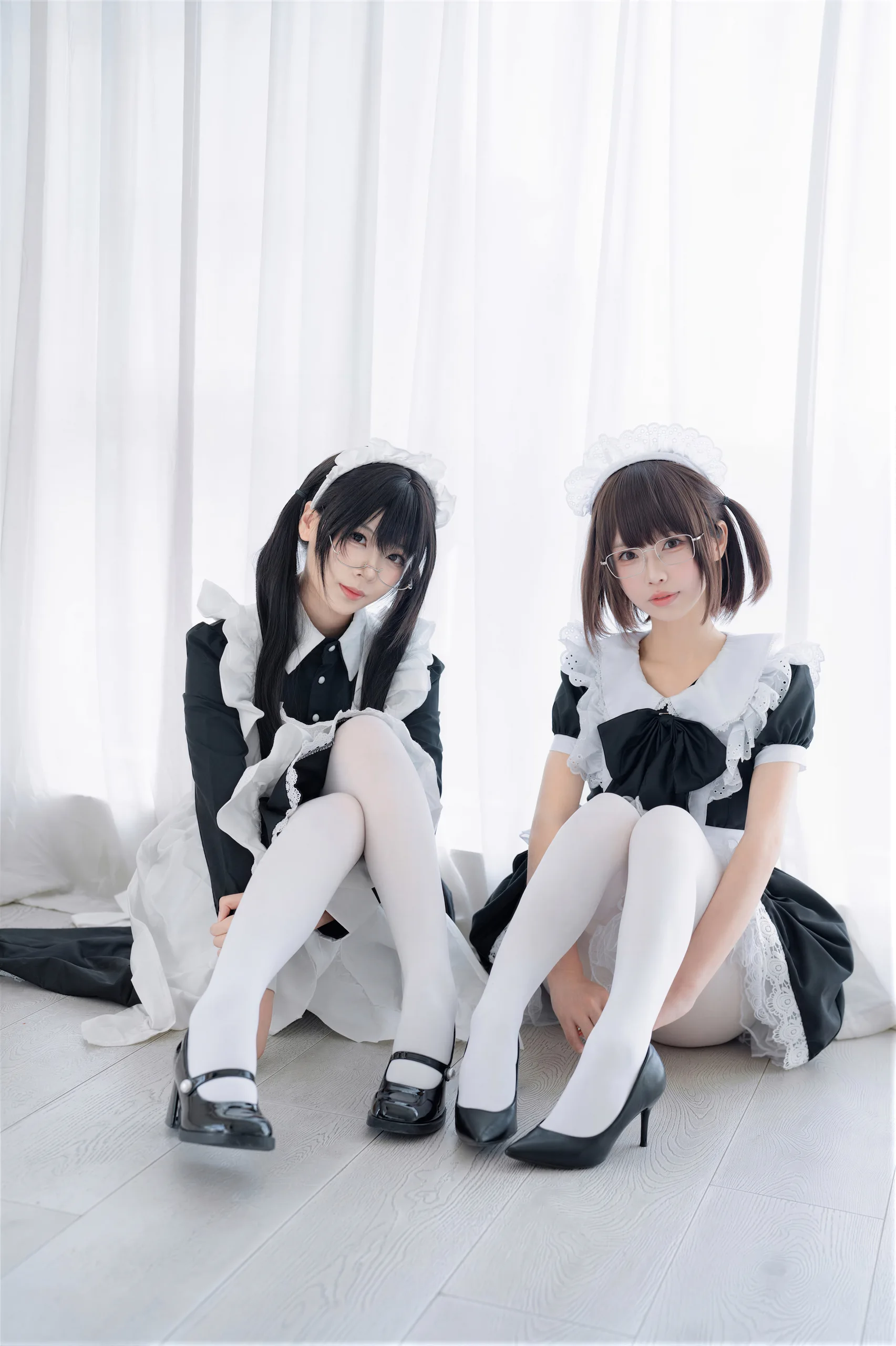 十万珍吱伏特&轩萧学姐 双人女仆 110P - 第22张写真大图