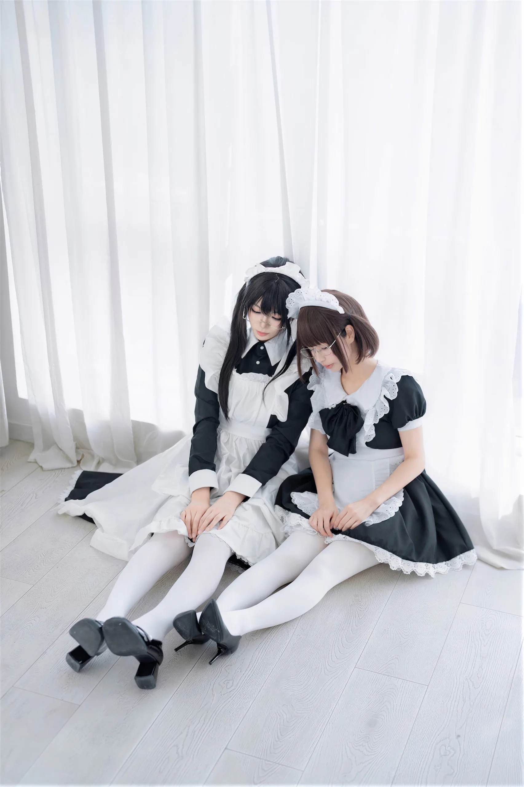 十万珍吱伏特&轩萧学姐 双人女仆 110P - 第27张写真大图