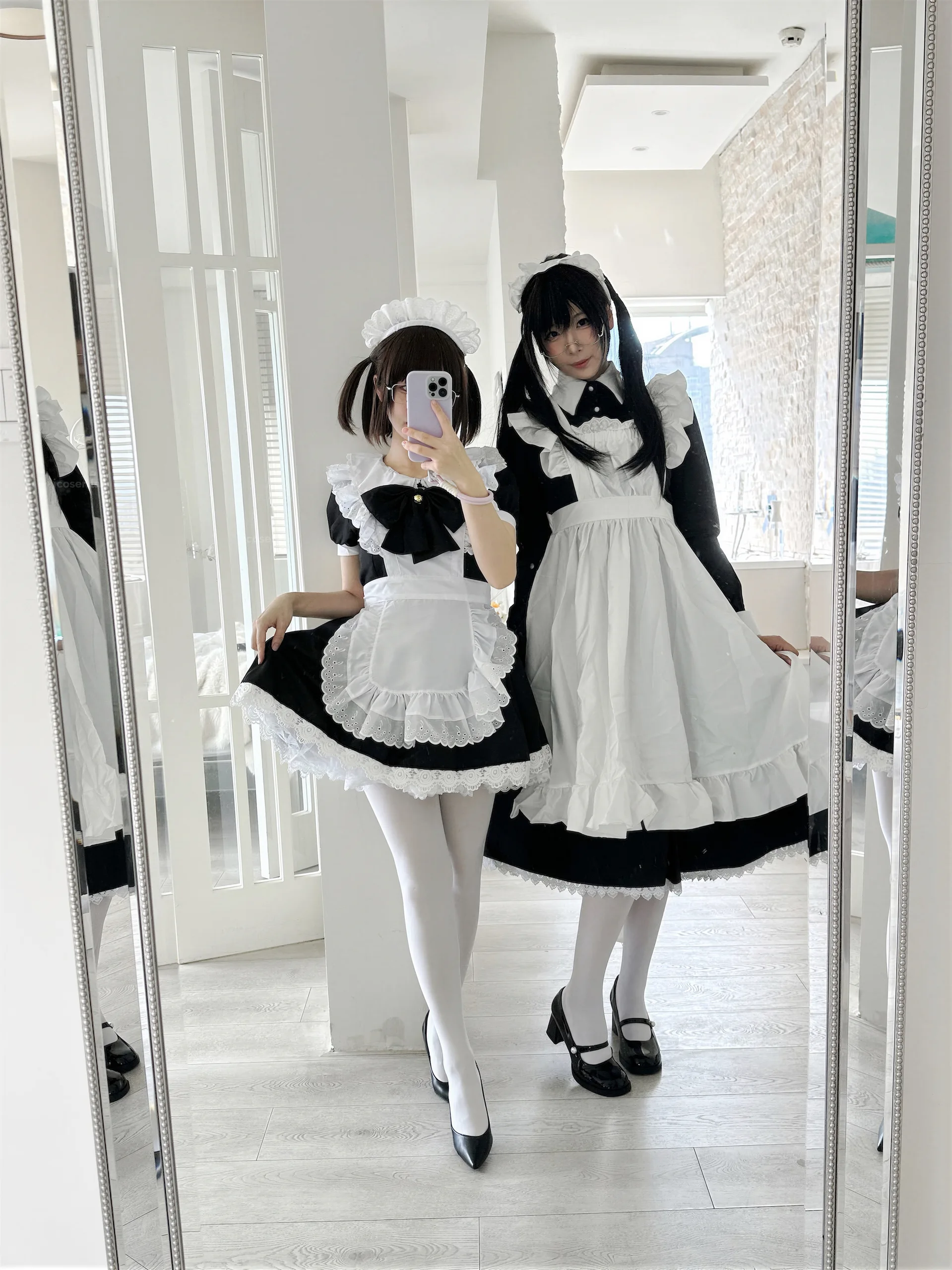十万珍吱伏特&轩萧学姐 双人女仆 110P - 第3张写真大图