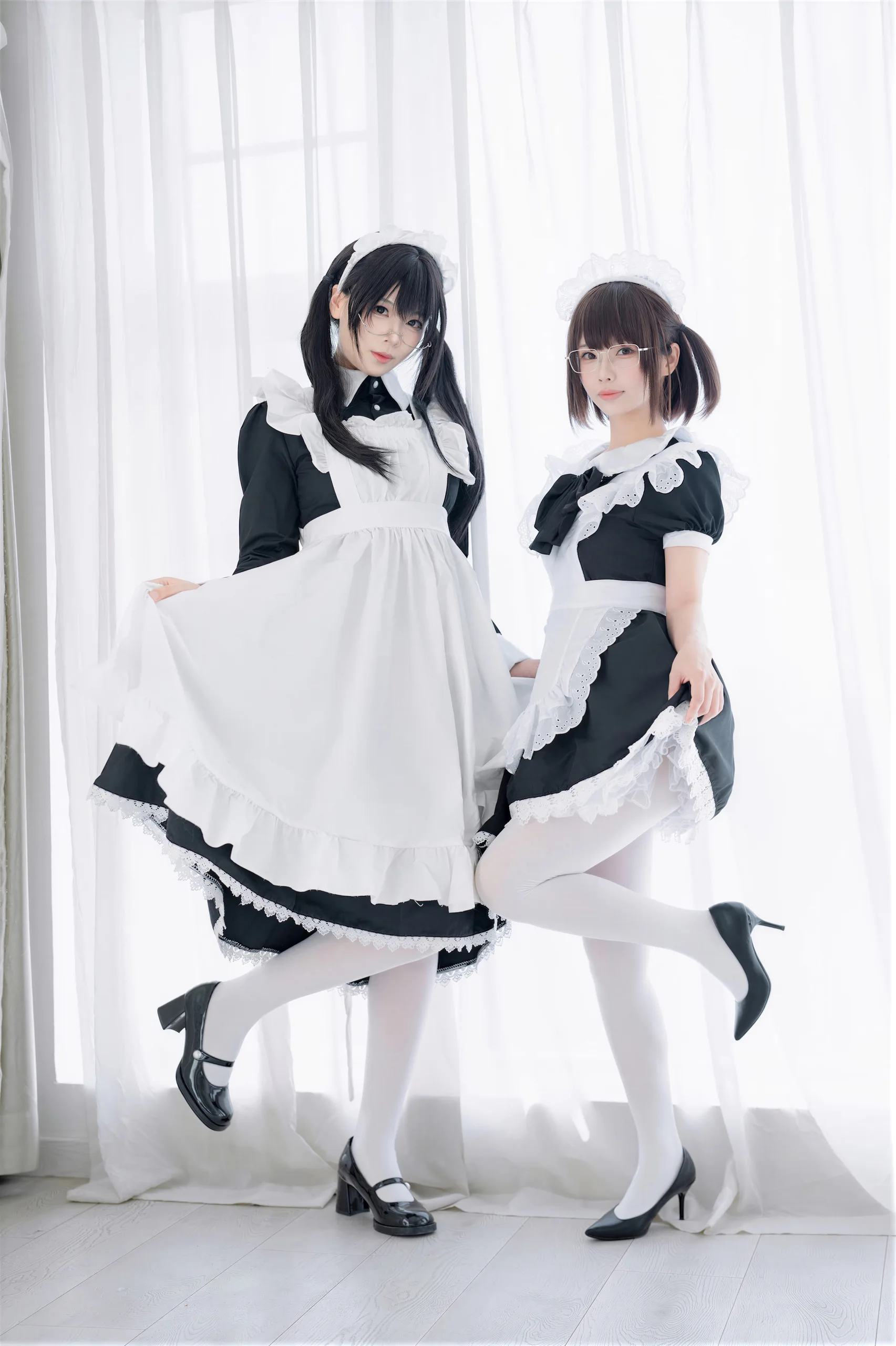十万珍吱伏特&轩萧学姐 双人女仆 110P - 第34张写真大图