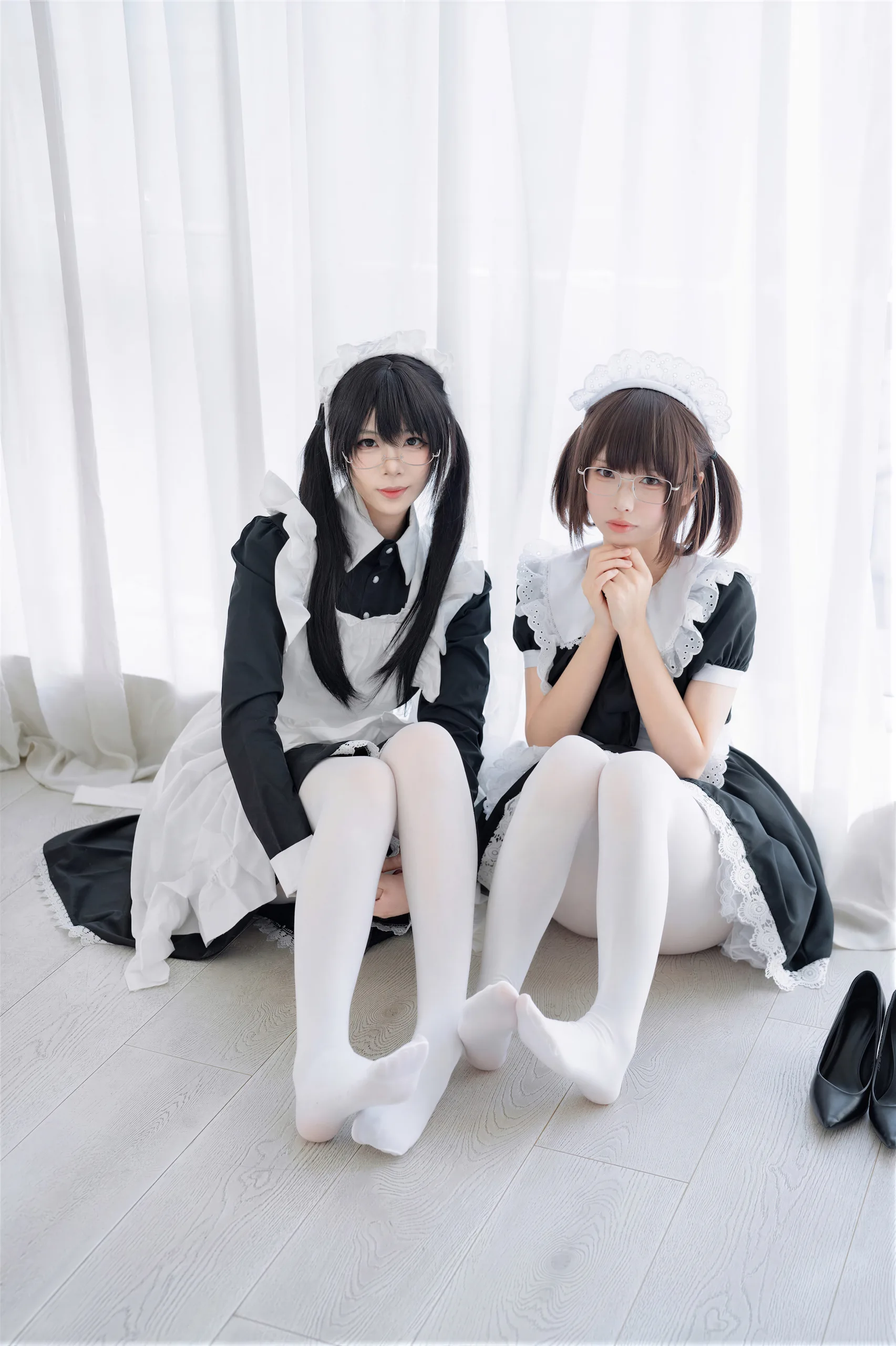 十万珍吱伏特&轩萧学姐 双人女仆 110P - 第36张写真大图
