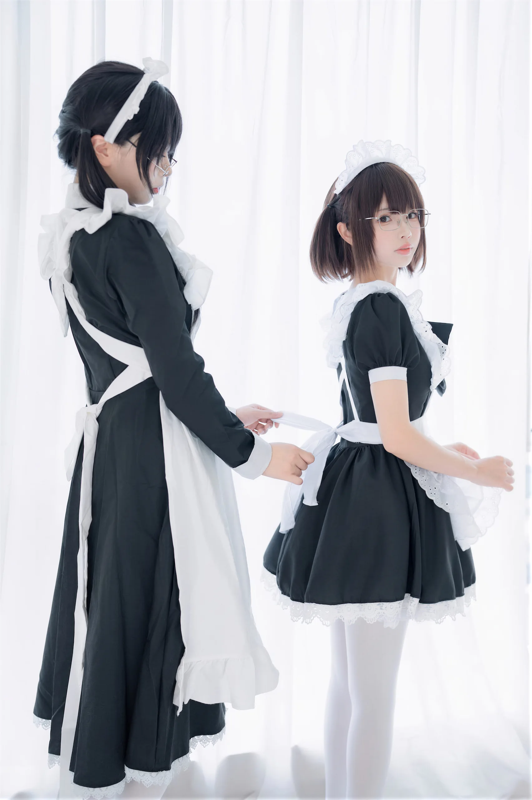 十万珍吱伏特&轩萧学姐 双人女仆 110P - 第45张写真大图