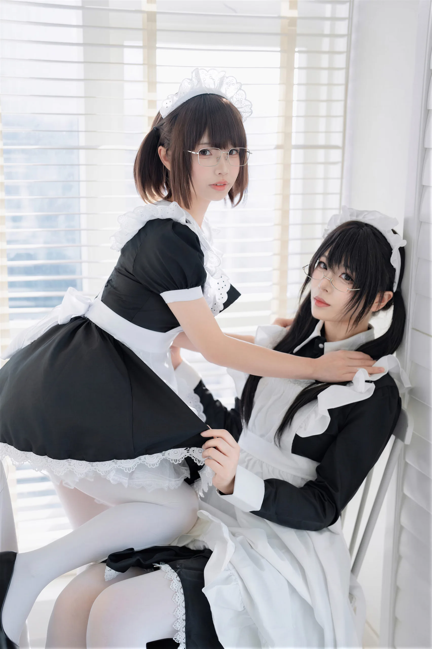 十万珍吱伏特&轩萧学姐 双人女仆 110P - 第47张写真大图