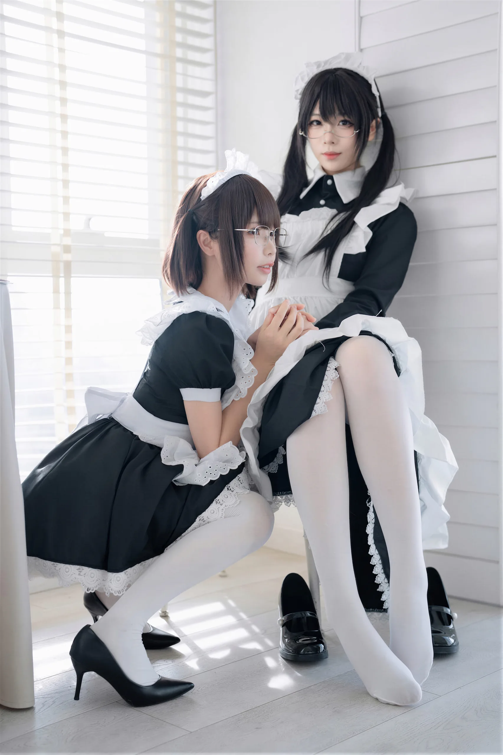 十万珍吱伏特&轩萧学姐 双人女仆 110P - 第53张写真大图