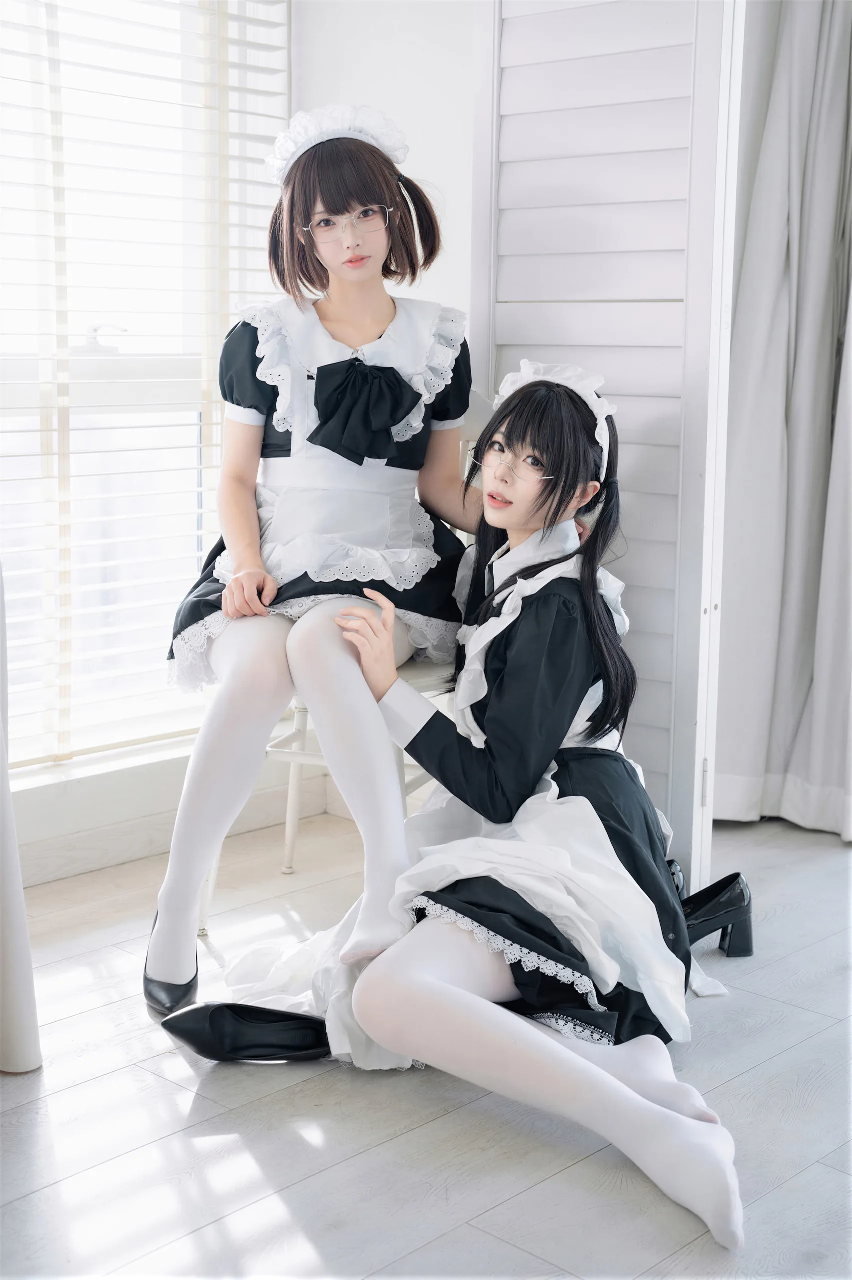 十万珍吱伏特&轩萧学姐 双人女仆 110P - 第58张写真大图