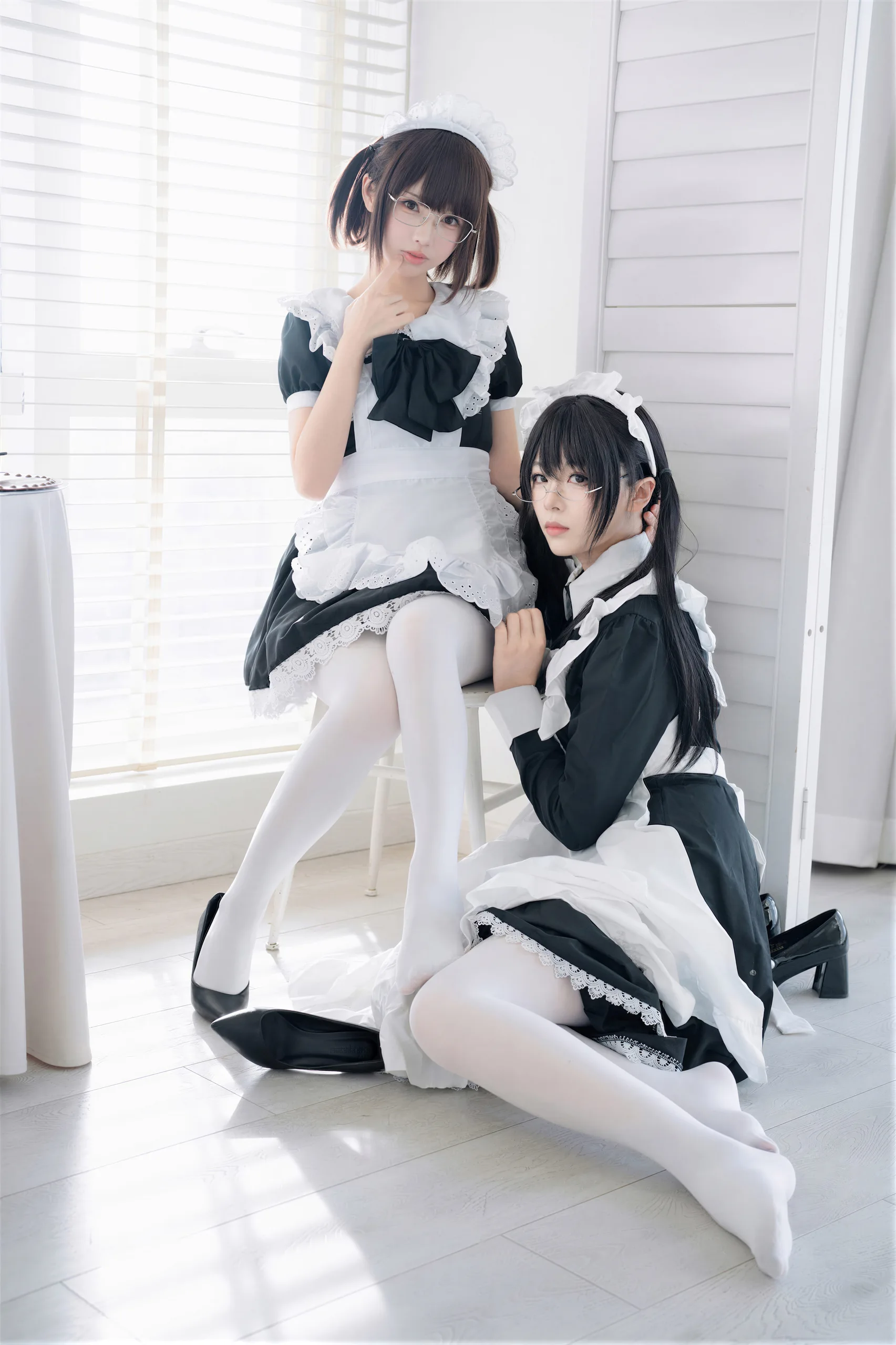 十万珍吱伏特&轩萧学姐 双人女仆 110P - 第60张写真大图