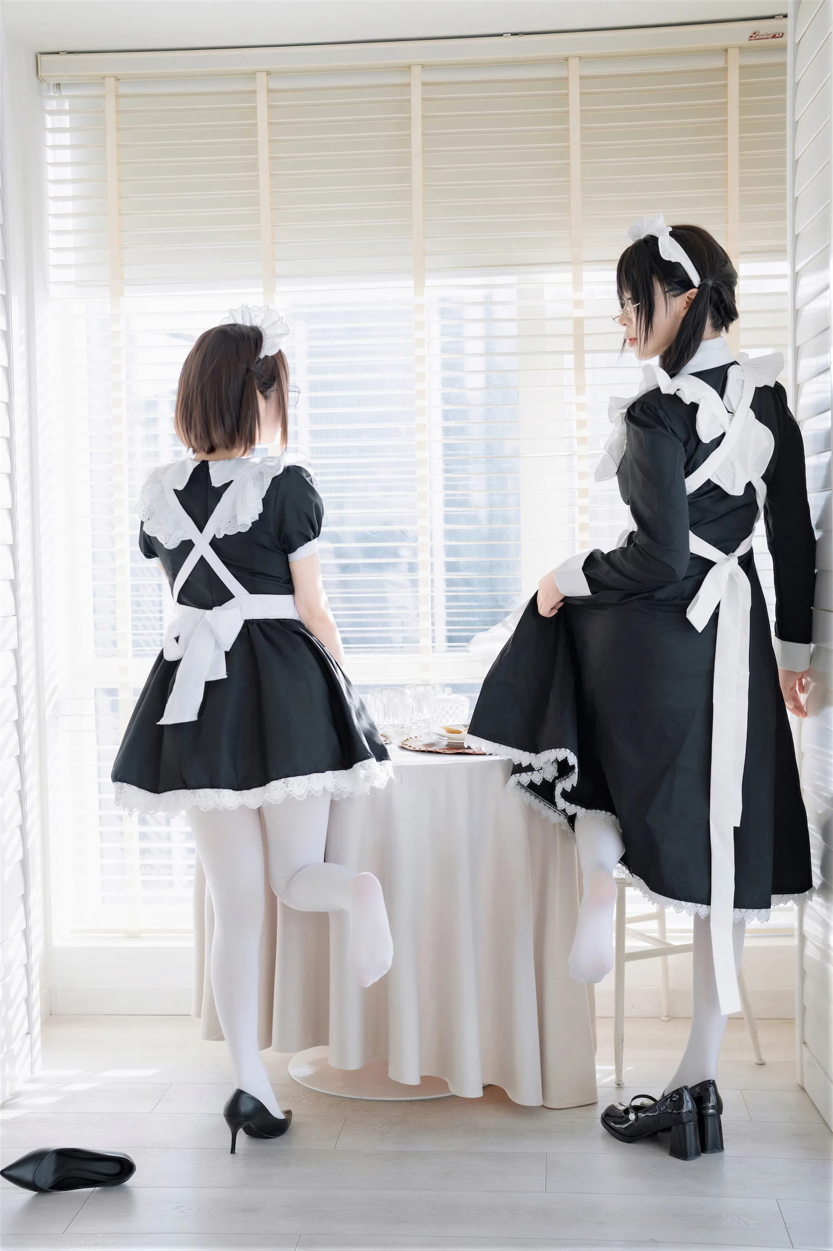 十万珍吱伏特&轩萧学姐 双人女仆 110P - 第61张写真大图