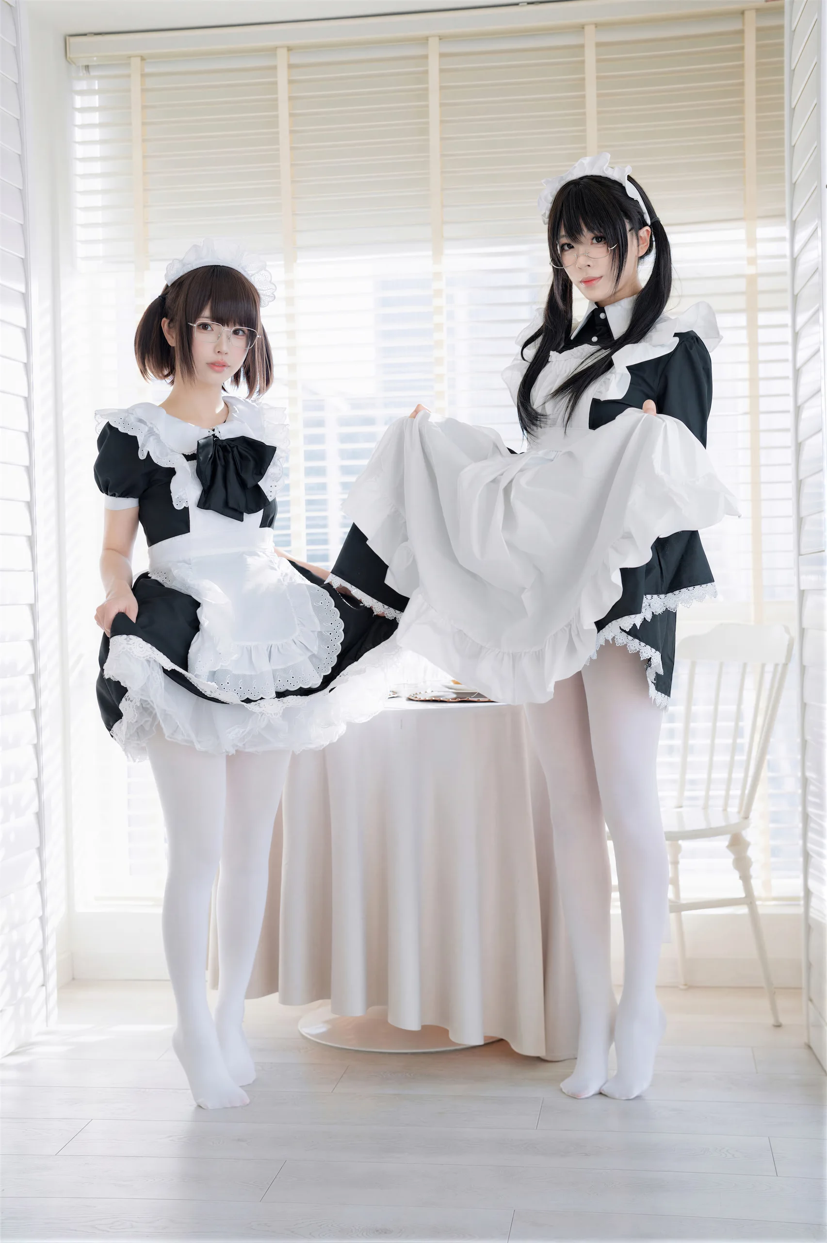 十万珍吱伏特&轩萧学姐 双人女仆 110P - 第65张写真大图