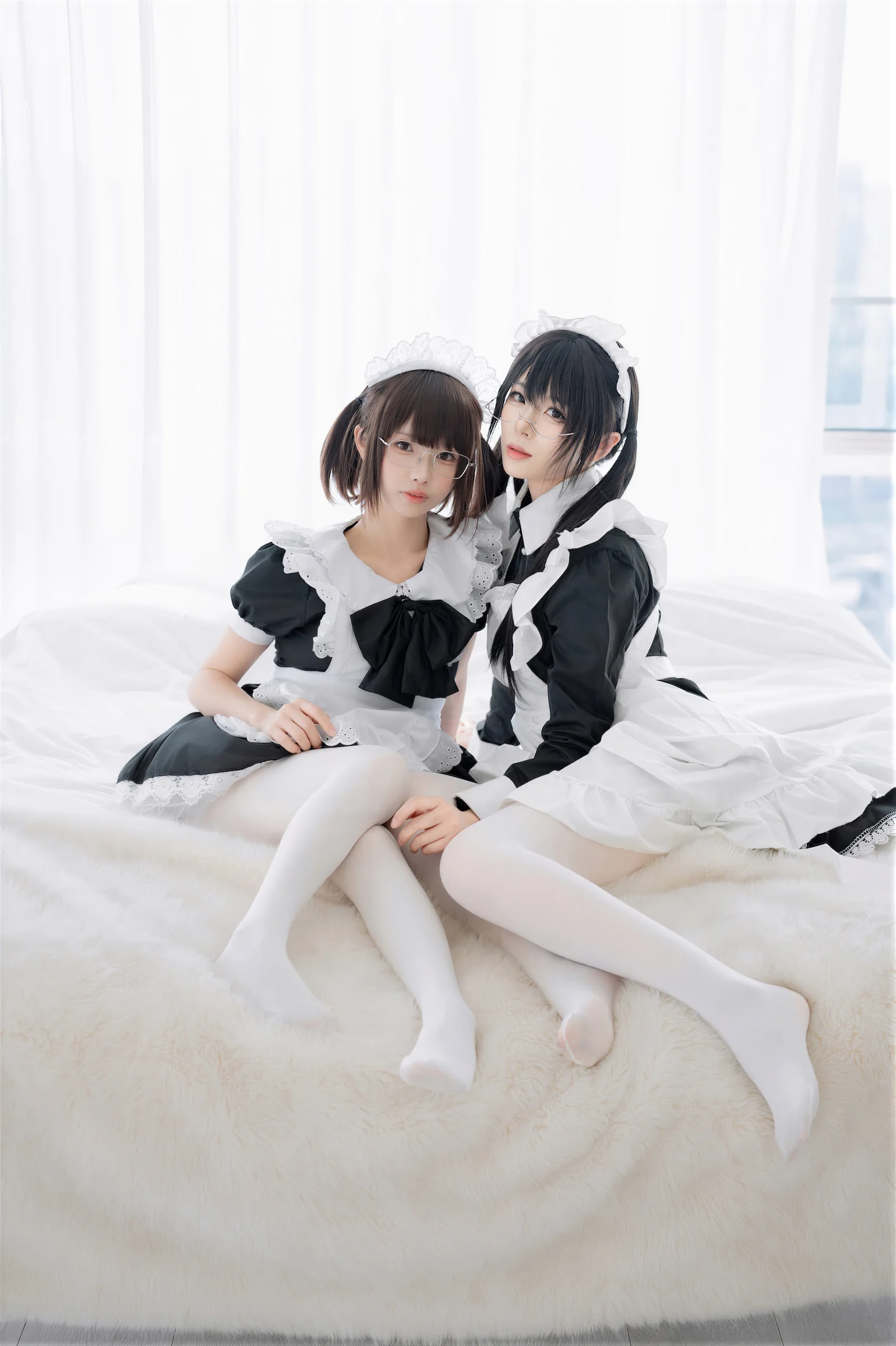十万珍吱伏特&轩萧学姐 双人女仆 110P - 第66张写真大图