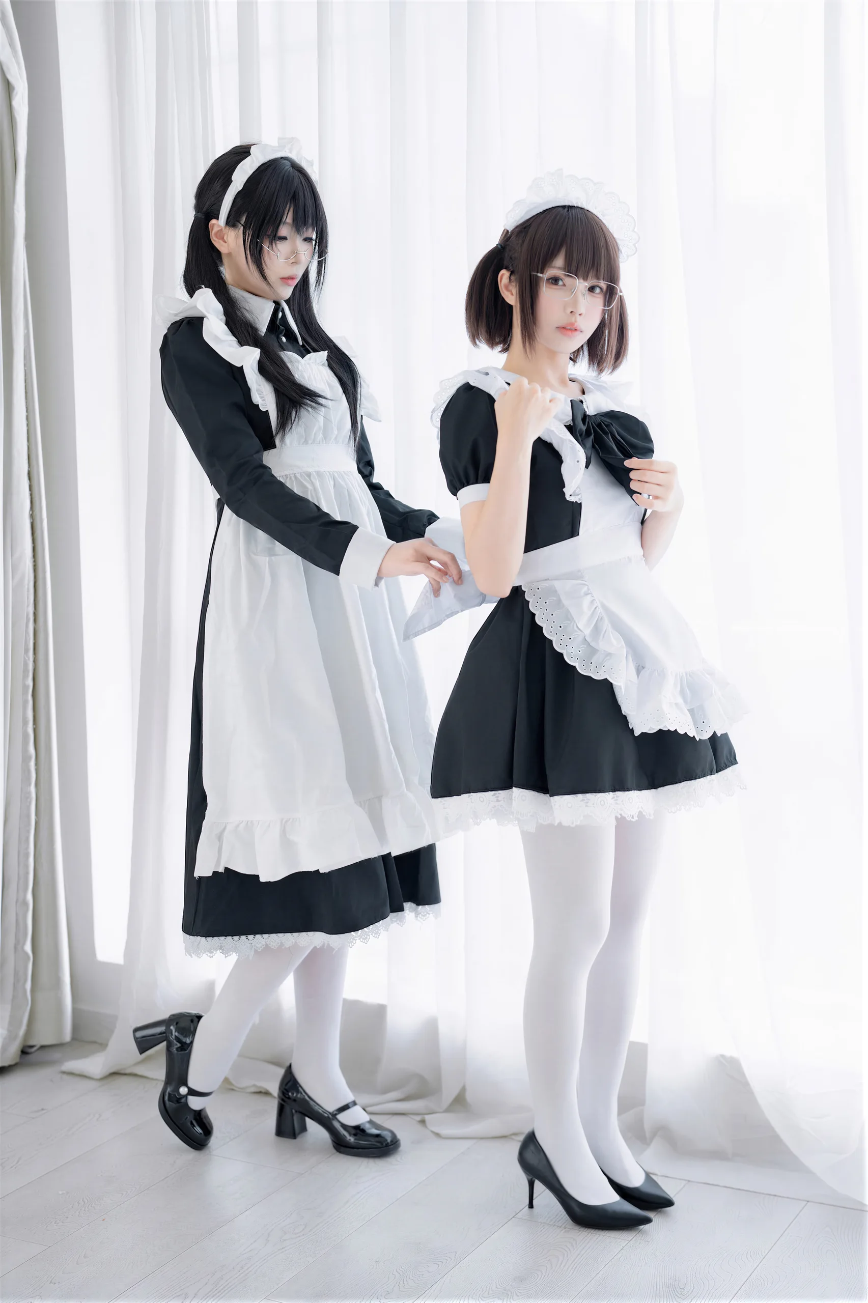 十万珍吱伏特&轩萧学姐 双人女仆 110P - 第67张写真大图