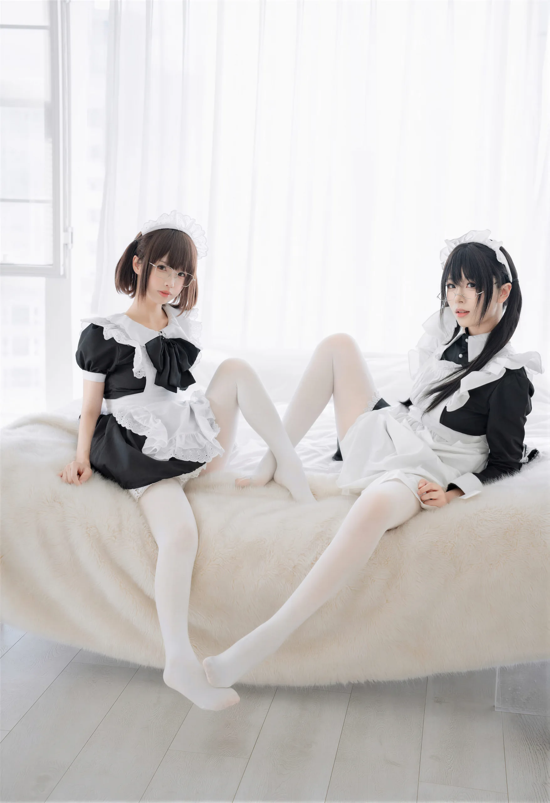 十万珍吱伏特&轩萧学姐 双人女仆 110P - 第68张写真大图