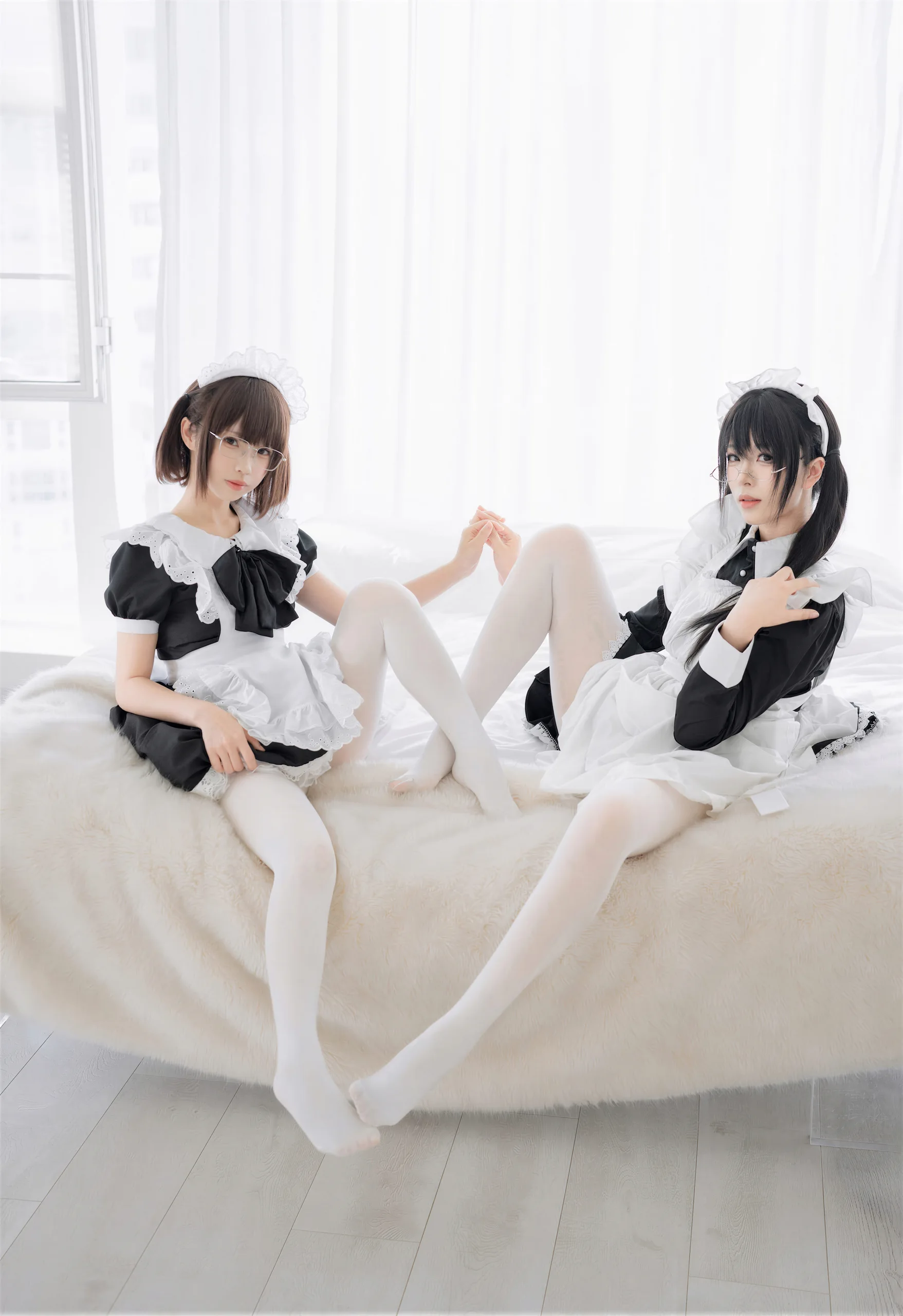 十万珍吱伏特&轩萧学姐 双人女仆 110P - 第69张写真大图