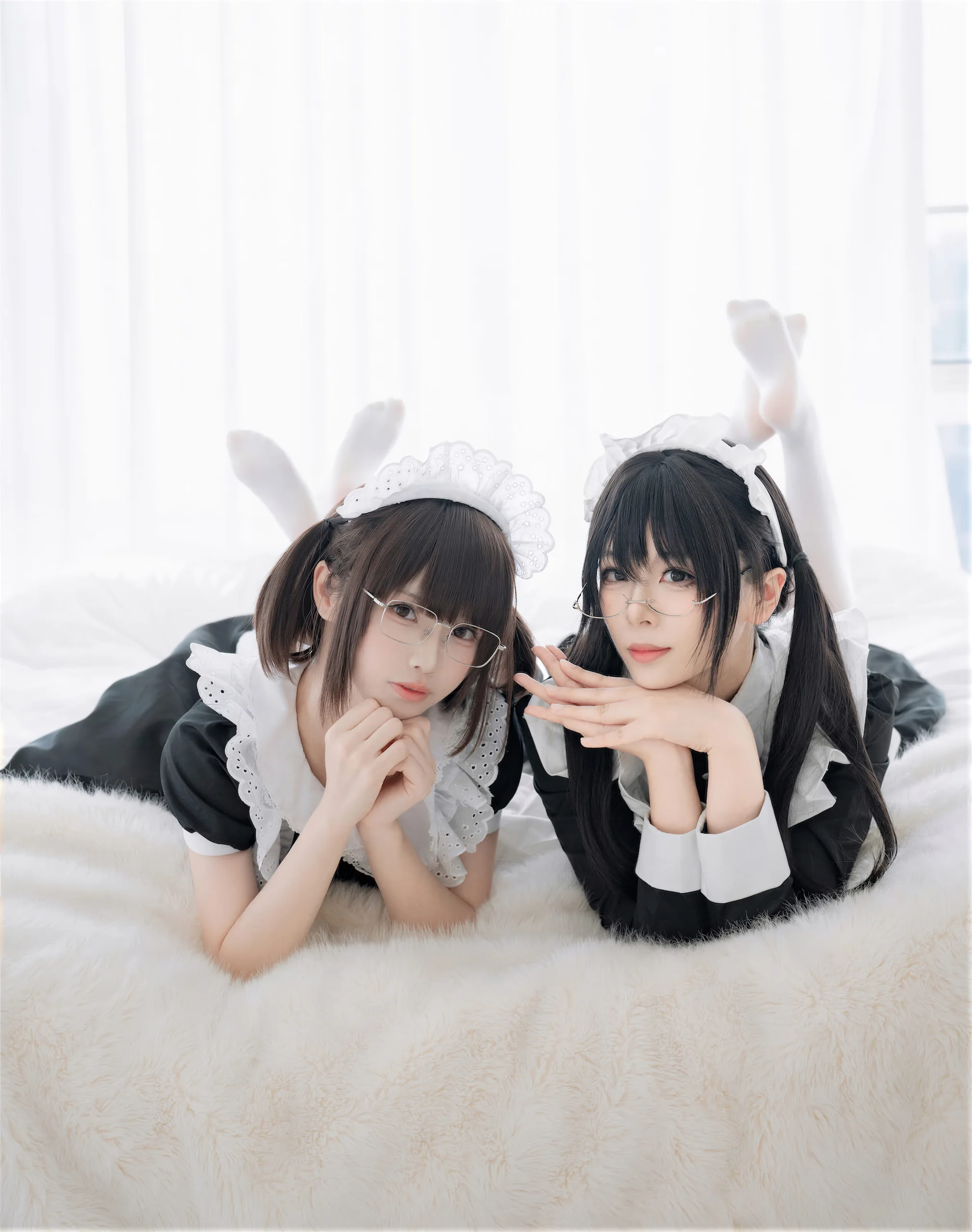 十万珍吱伏特&轩萧学姐 双人女仆 110P - 第74张写真大图