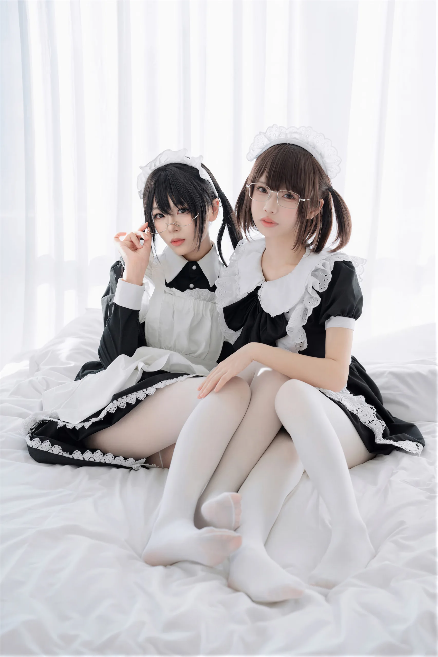 十万珍吱伏特&轩萧学姐 双人女仆 110P - 第79张写真大图