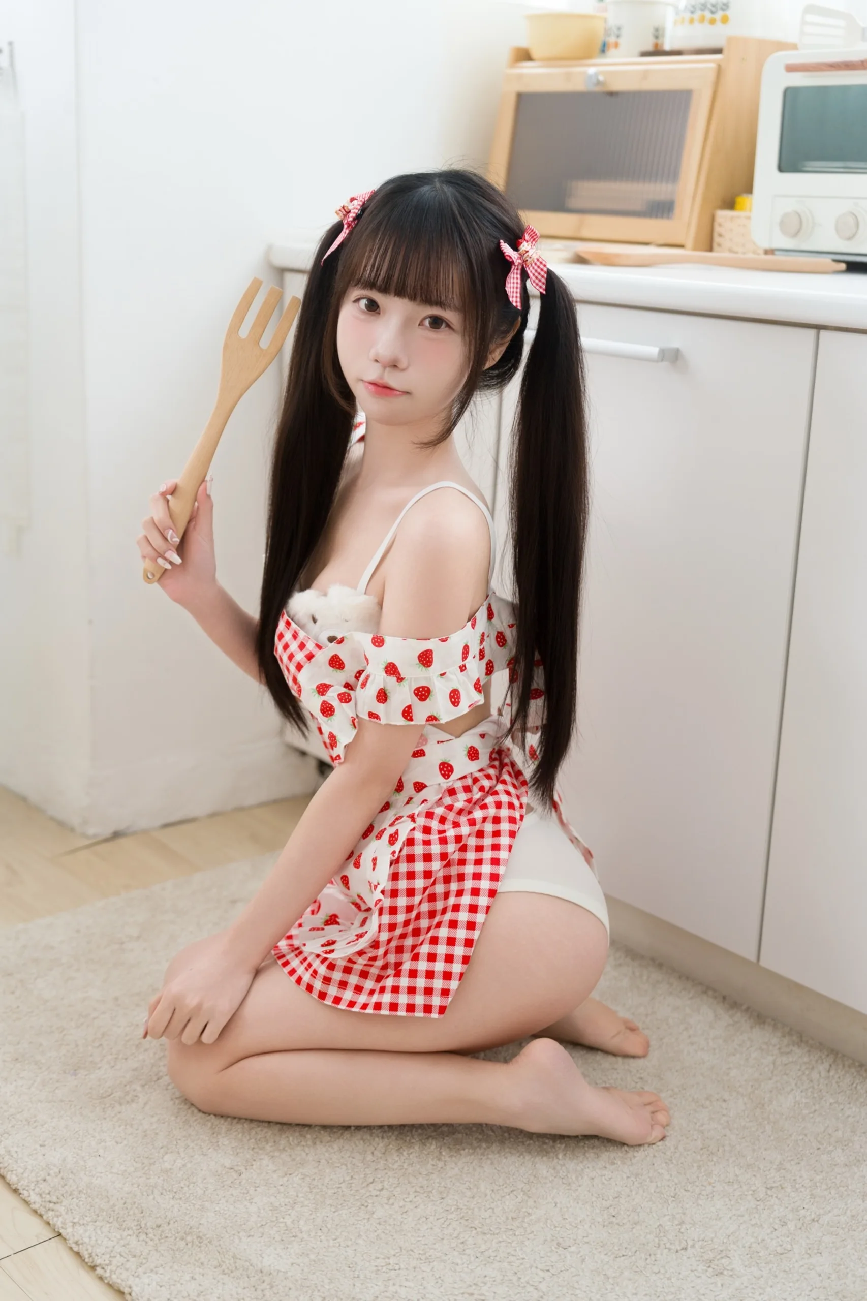 可可小白兔 生日限定 一起做蛋糕吗 77P - 第9张写真大图