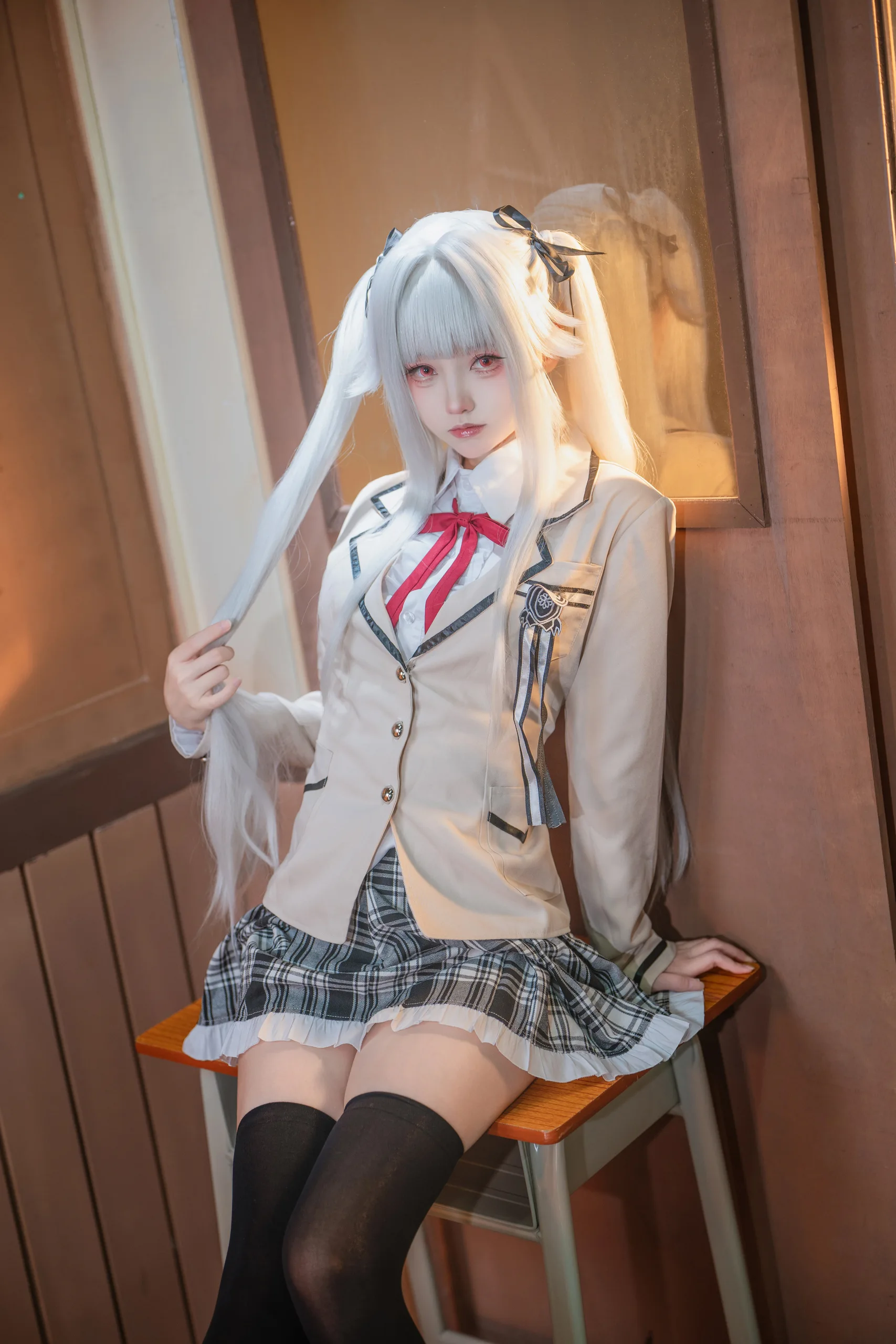 大大卷卷小卷 美少女万华镜 篝之雾枝校服 29P - 第10张写真大图