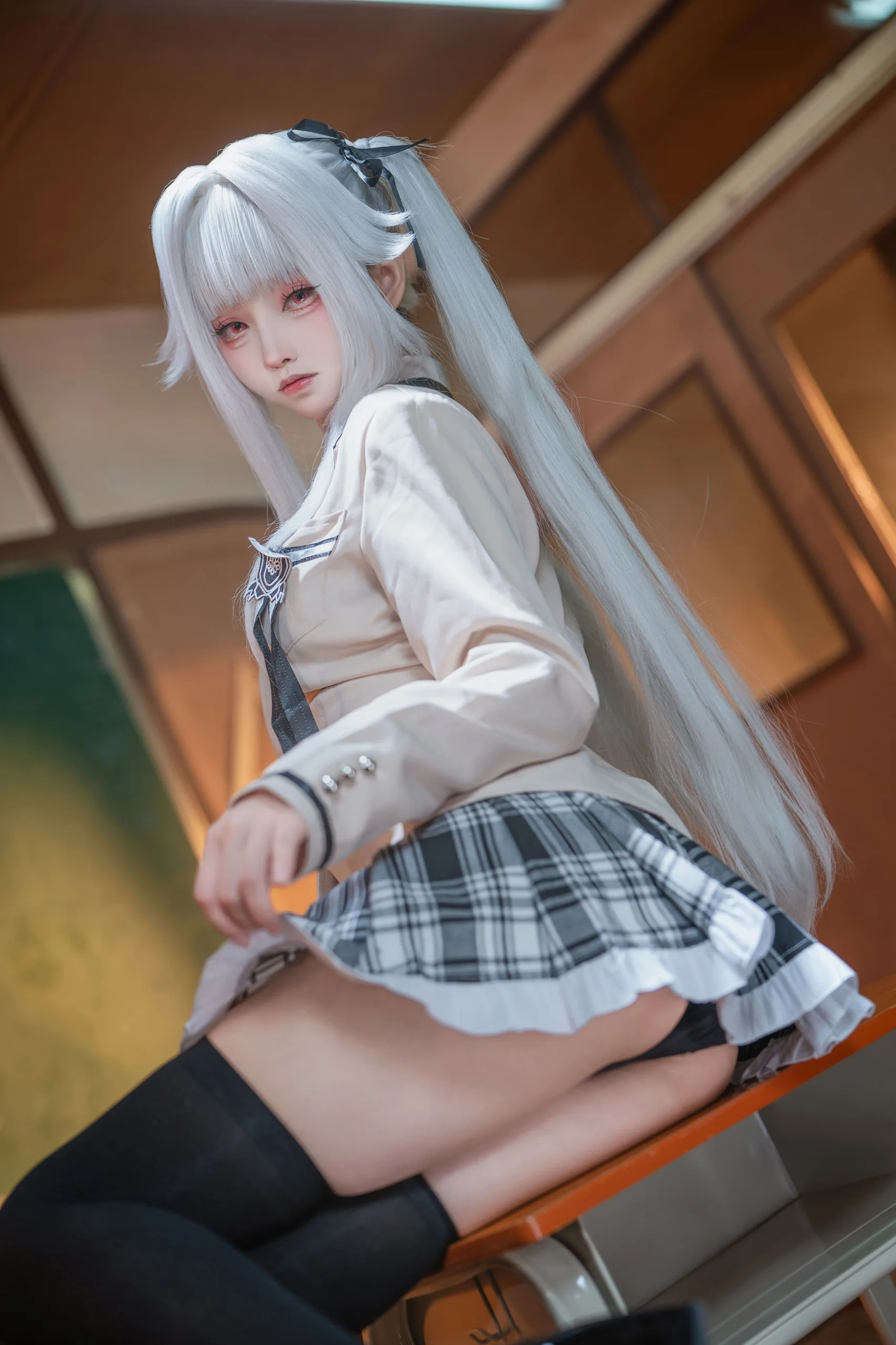 大大卷卷小卷 美少女万华镜 篝之雾枝校服 29P - 第27张写真大图