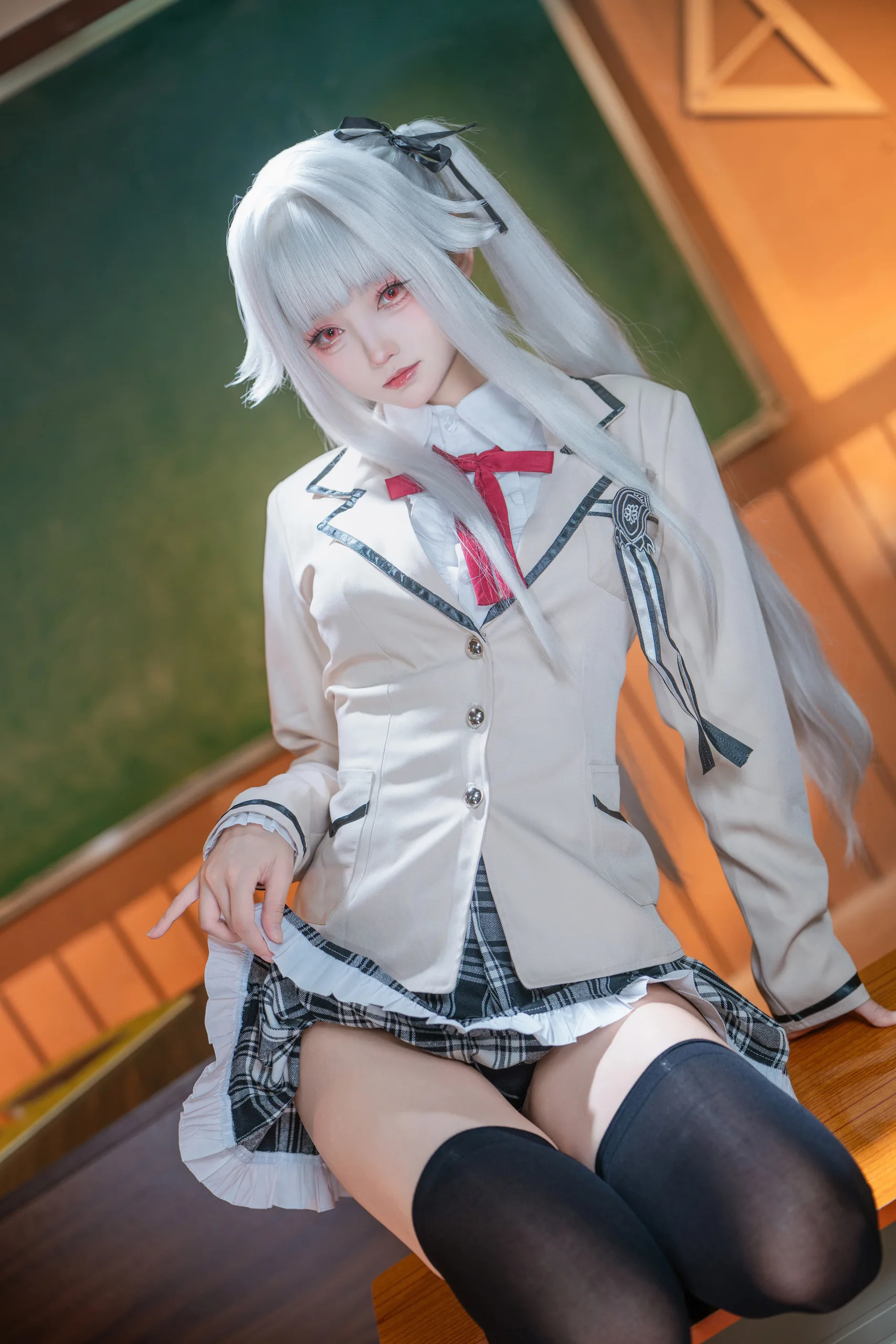大大卷卷小卷 美少女万华镜 篝之雾枝校服 29P - 第3张写真大图