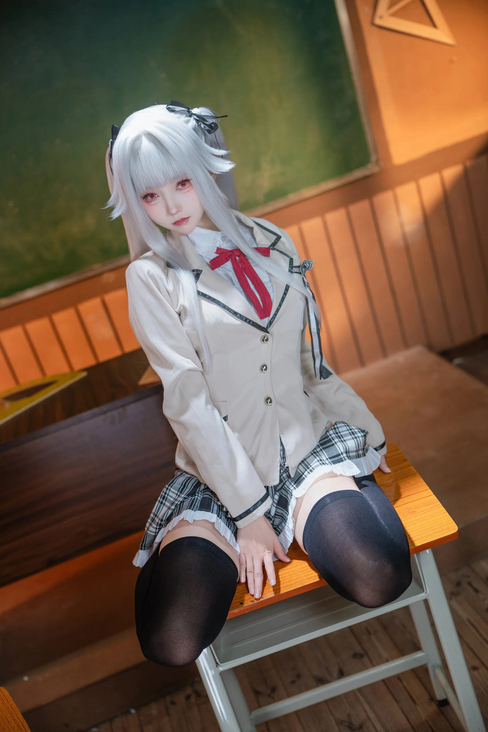 大大卷卷小卷 美少女万华镜 篝之雾枝校服 29P - 第4张写真大图