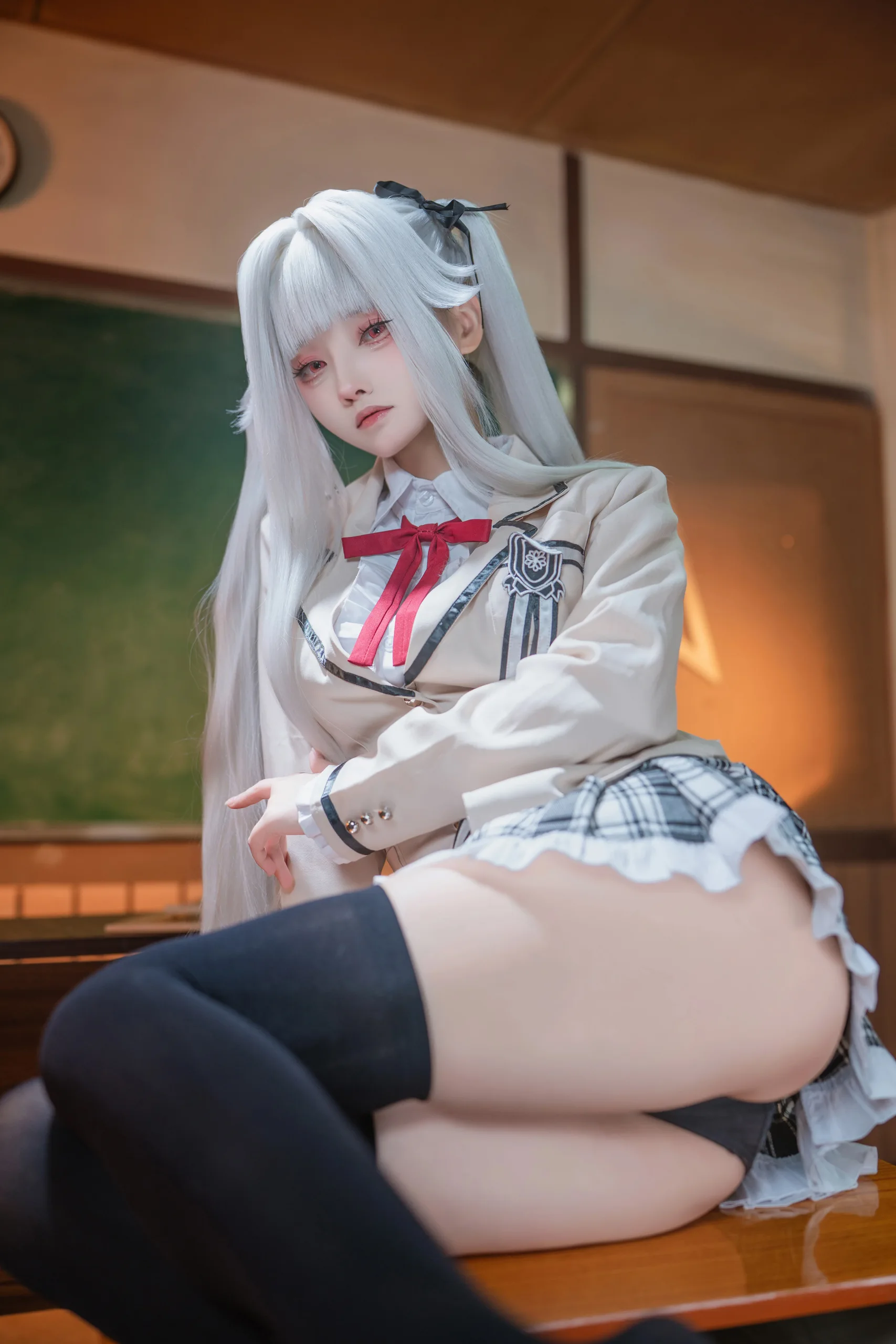 大大卷卷小卷 美少女万华镜 篝之雾枝校服 29P - 第6张写真大图