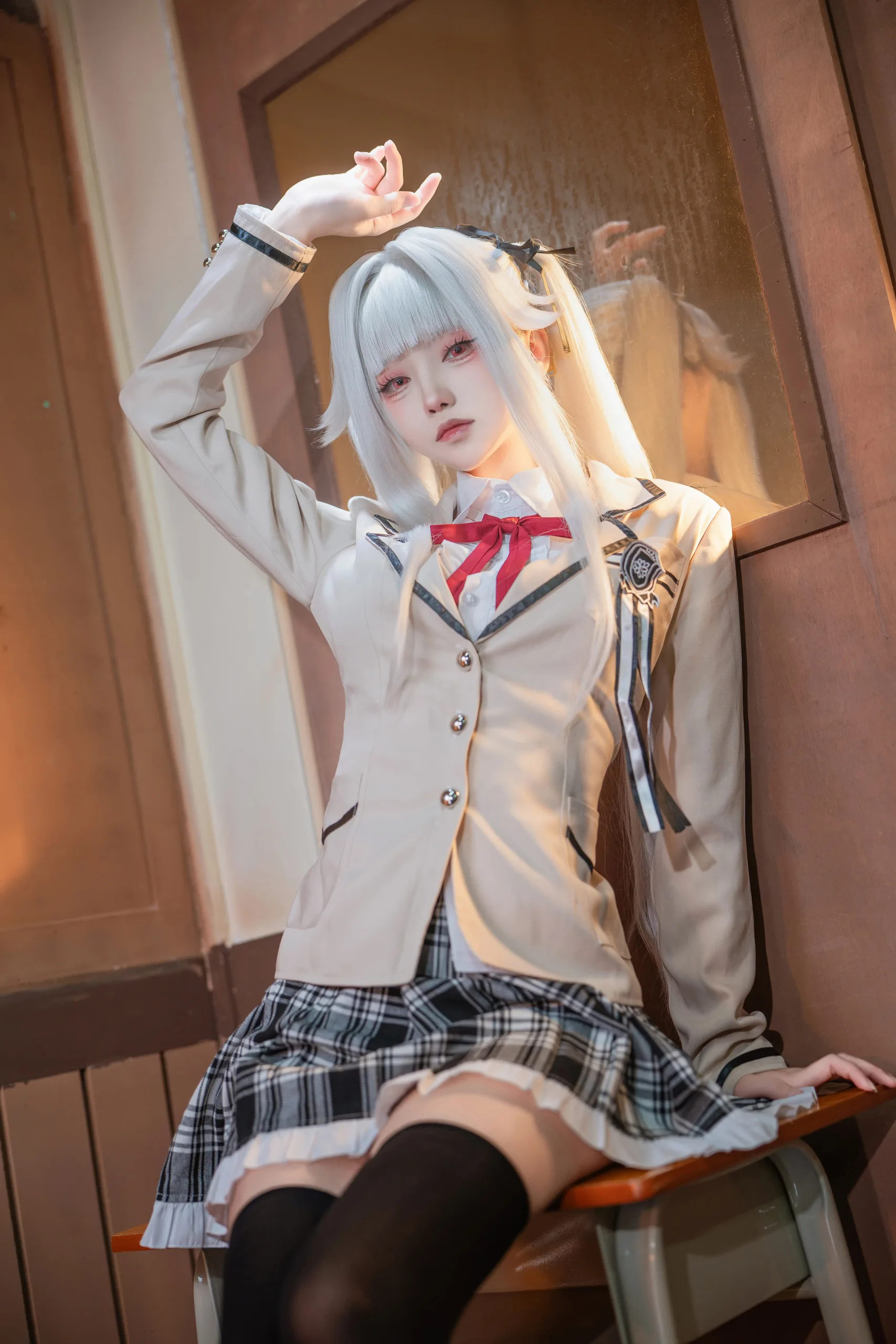 大大卷卷小卷 美少女万华镜 篝之雾枝校服 29P - 第8张写真大图
