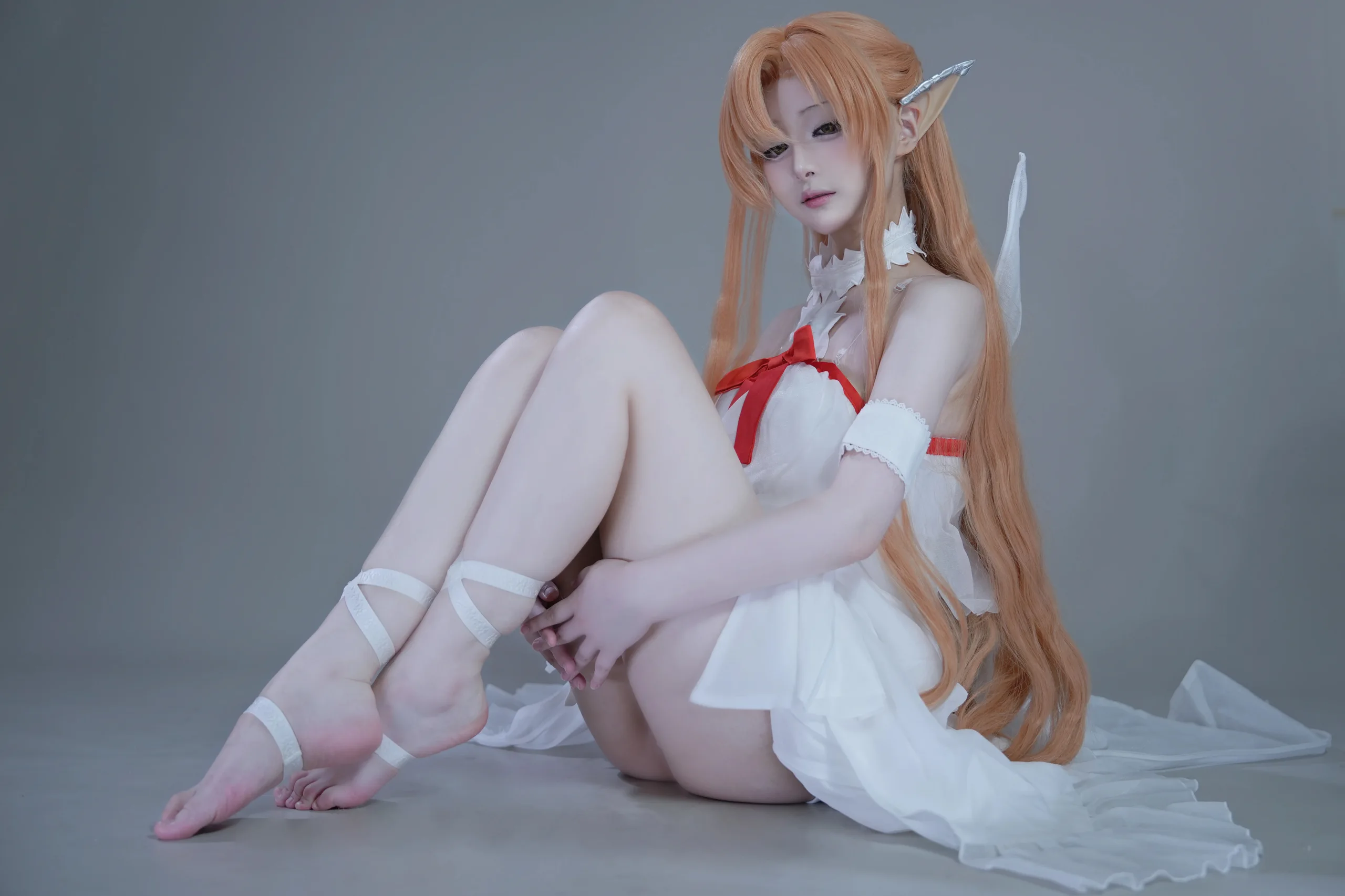 幼爱Youmeko 刀剑神域 亚丝娜·精灵囚服 - 第7张写真大图
